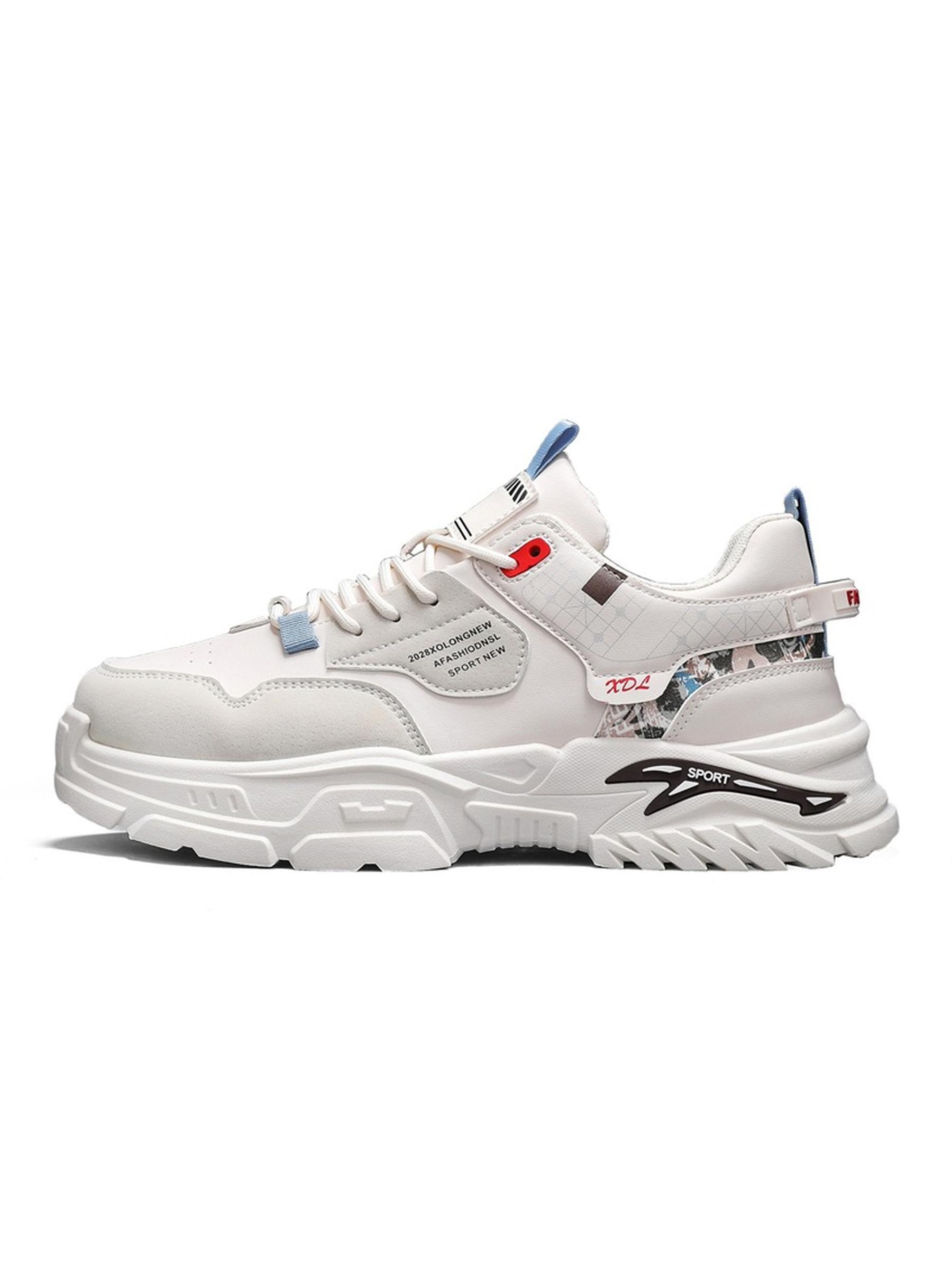 Men PU Utility Casual Sneakers