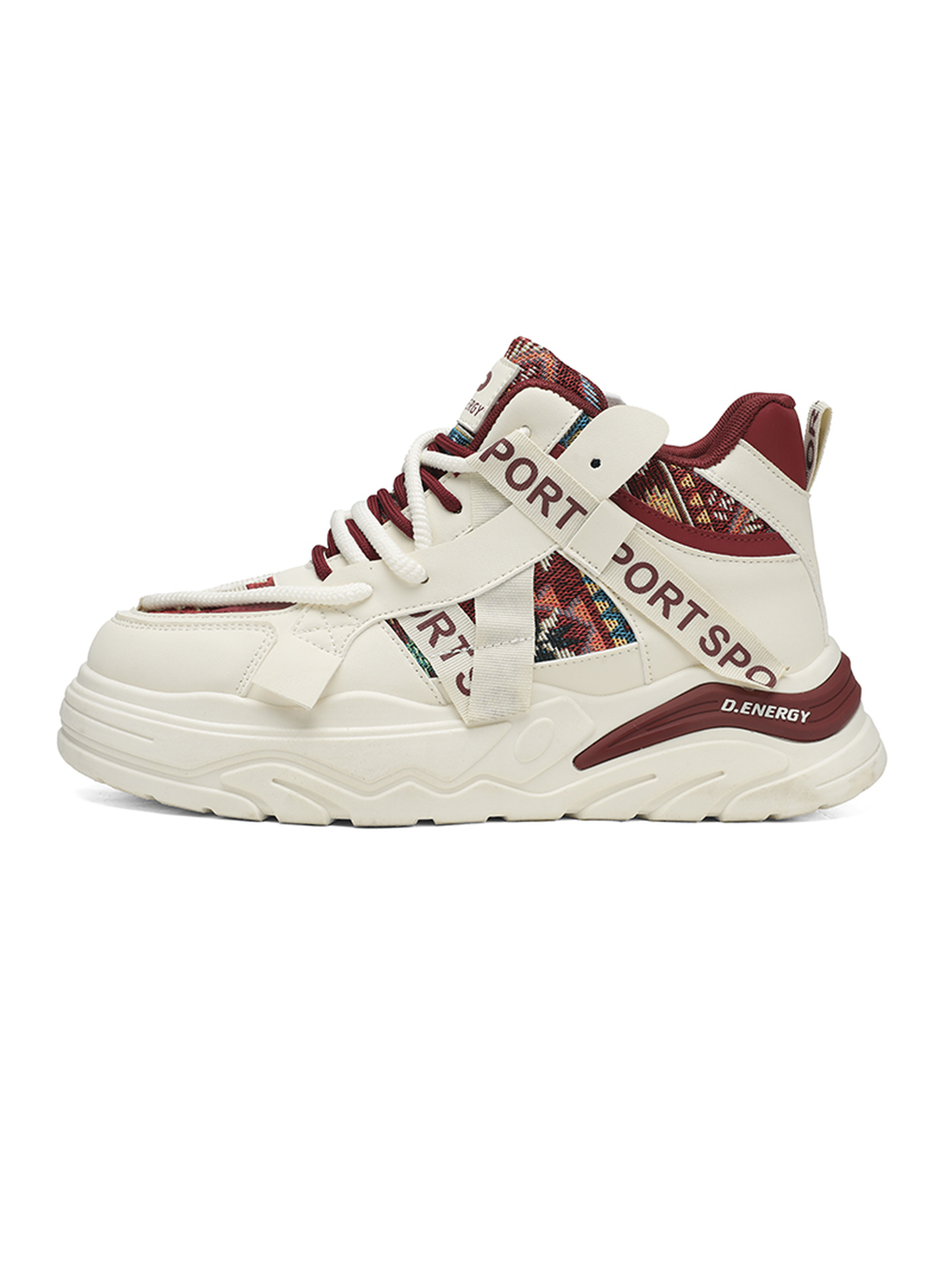 Men High-Top Platform Casual Sneakers