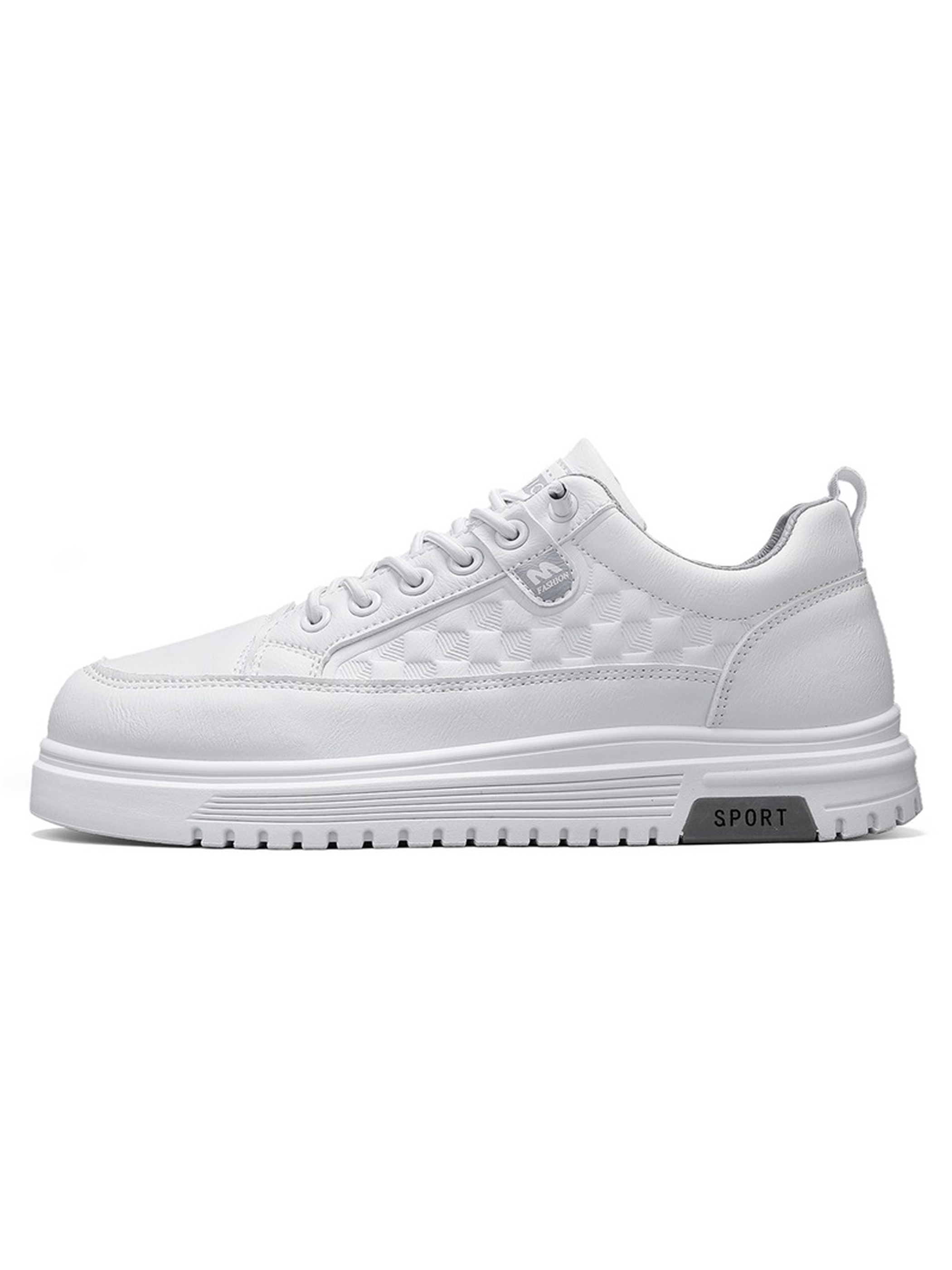 Men PU Platform Casual Sneakers