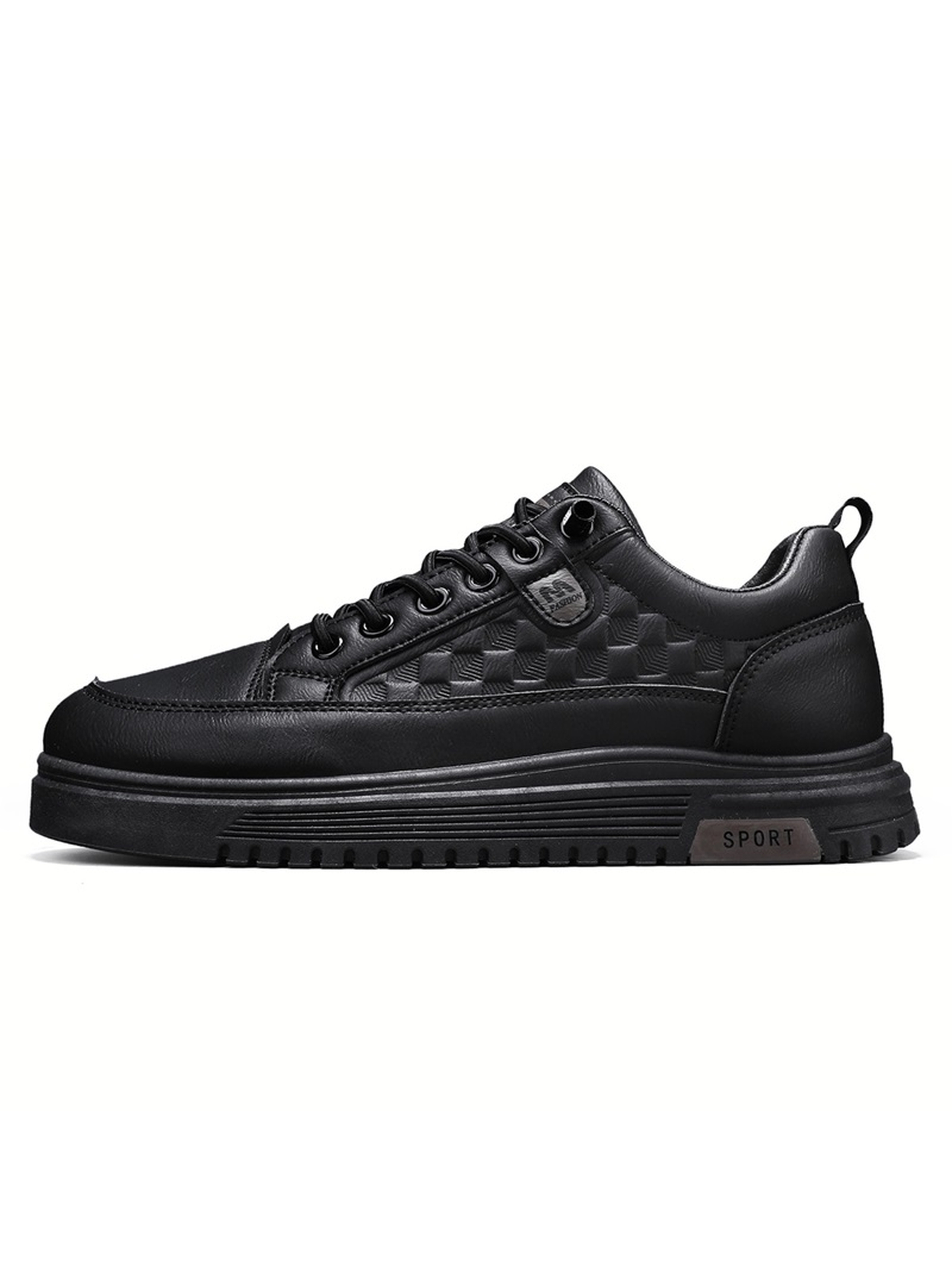 Men PU Platform Casual Sneakers