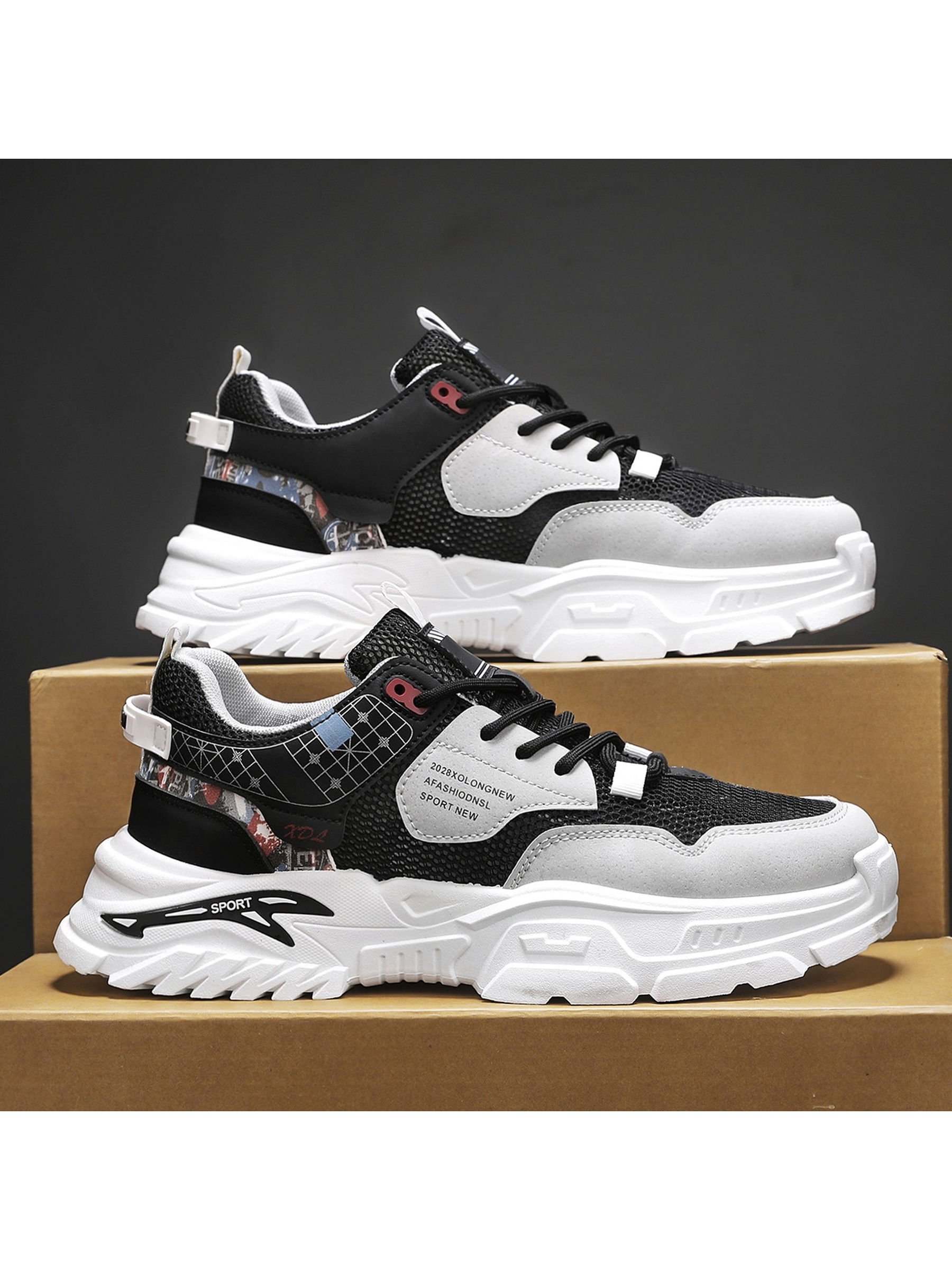 Men Breathable Utility Casual Sneakers