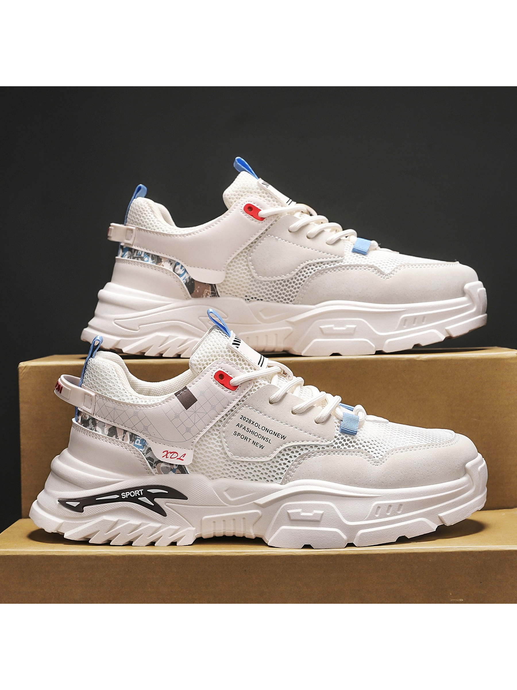 Men Breathable Utility Casual Sneakers
