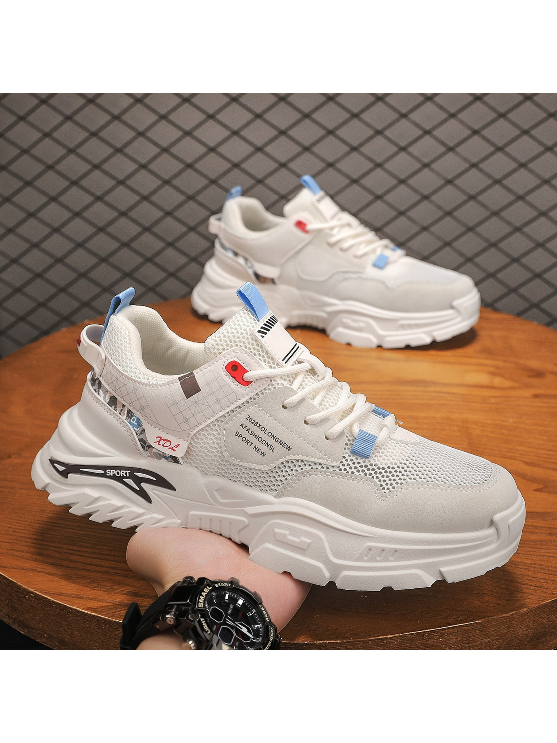 Men Breathable Utility Casual Sneakers
