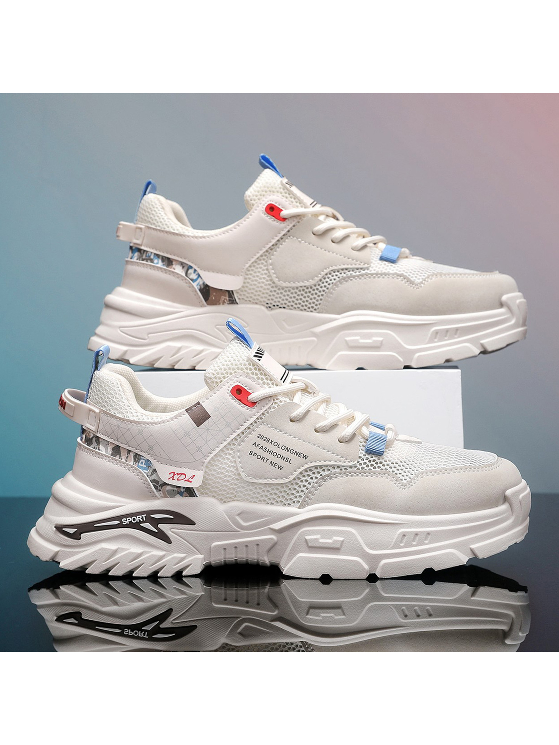 Men Breathable Utility Casual Sneakers