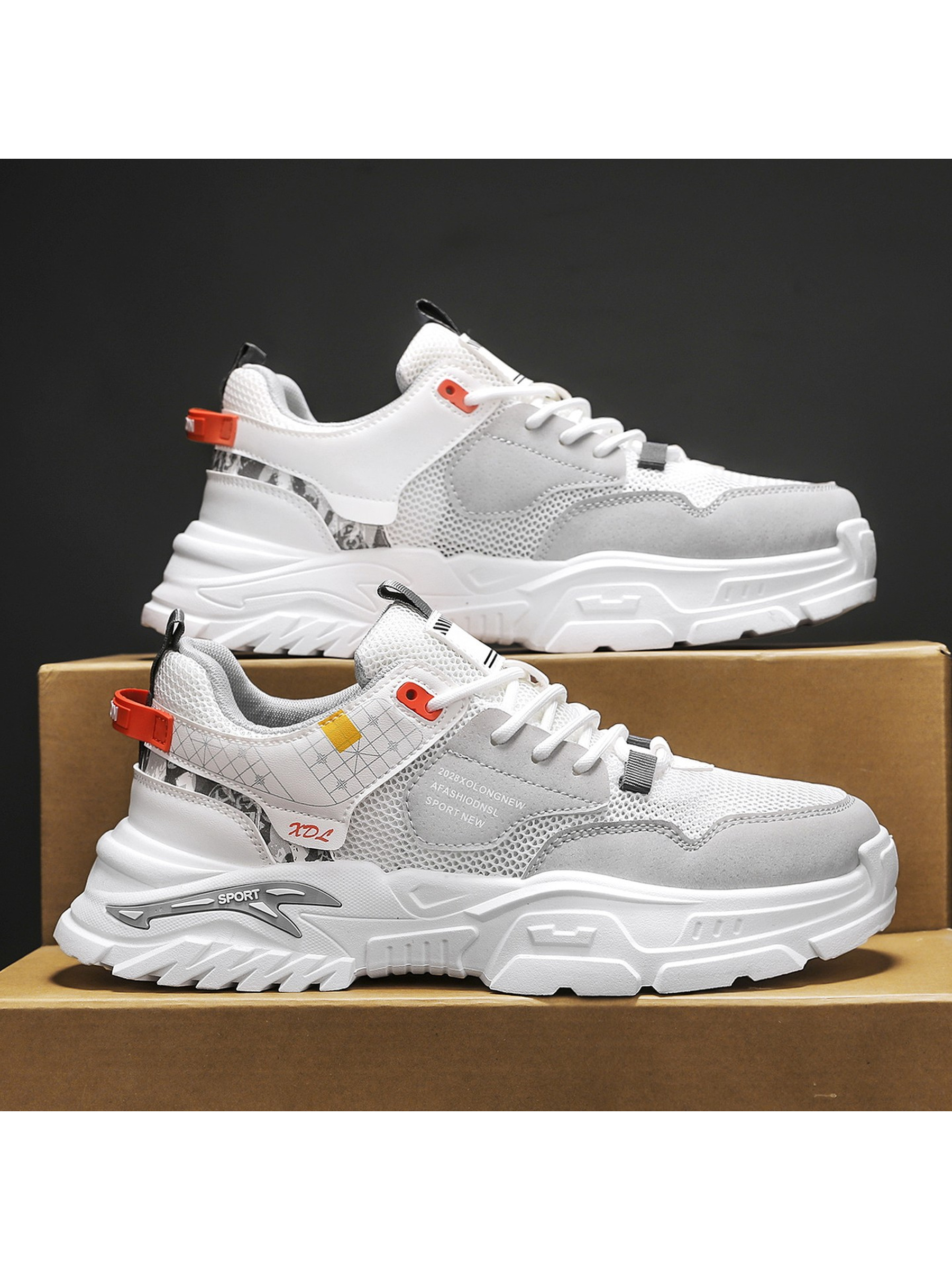 Men Breathable Utility Casual Sneakers