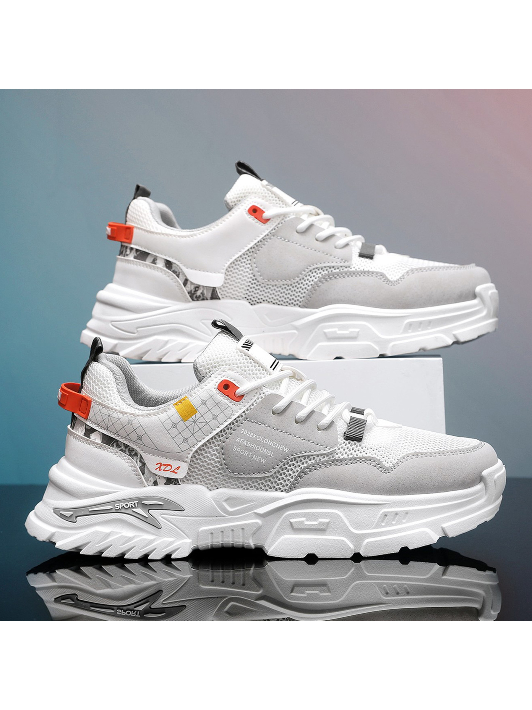 Men Breathable Utility Casual Sneakers