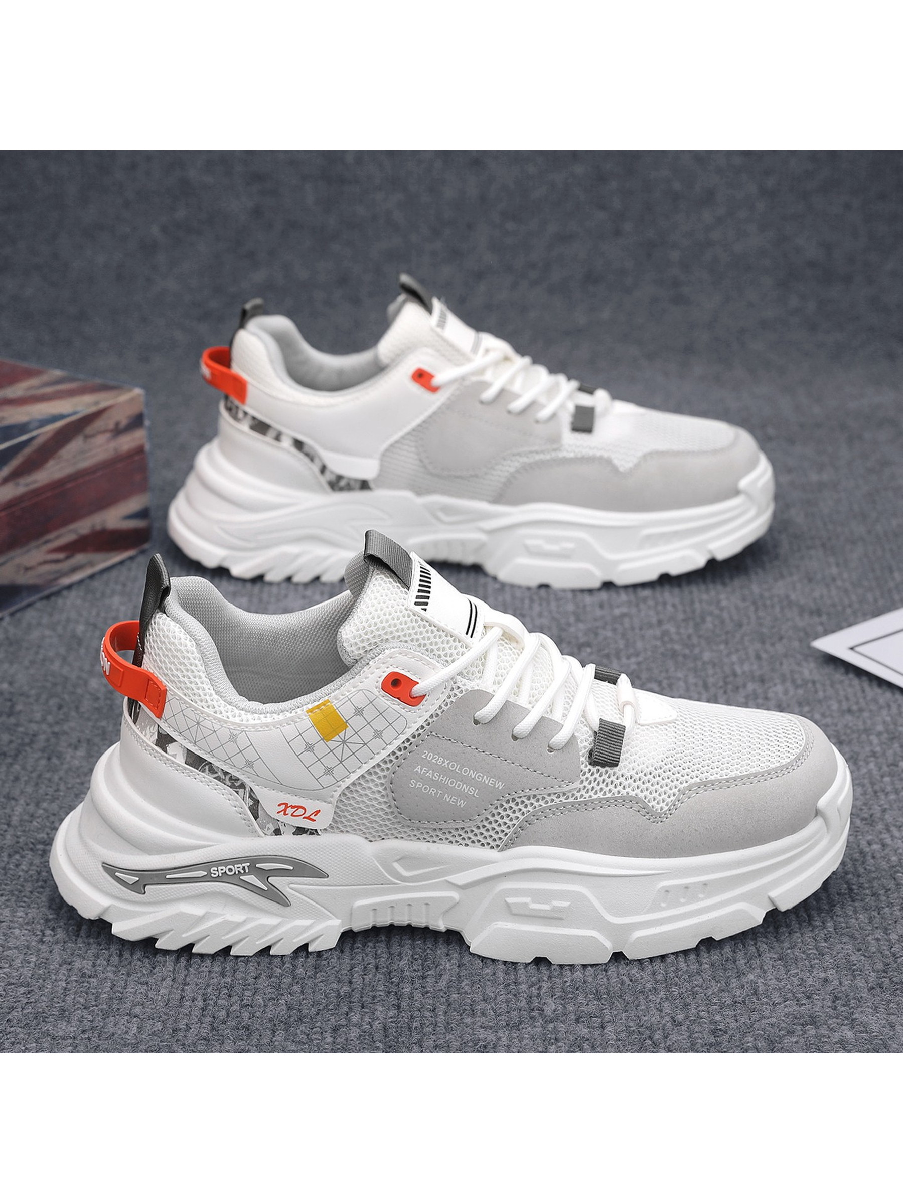 Men Breathable Utility Casual Sneakers