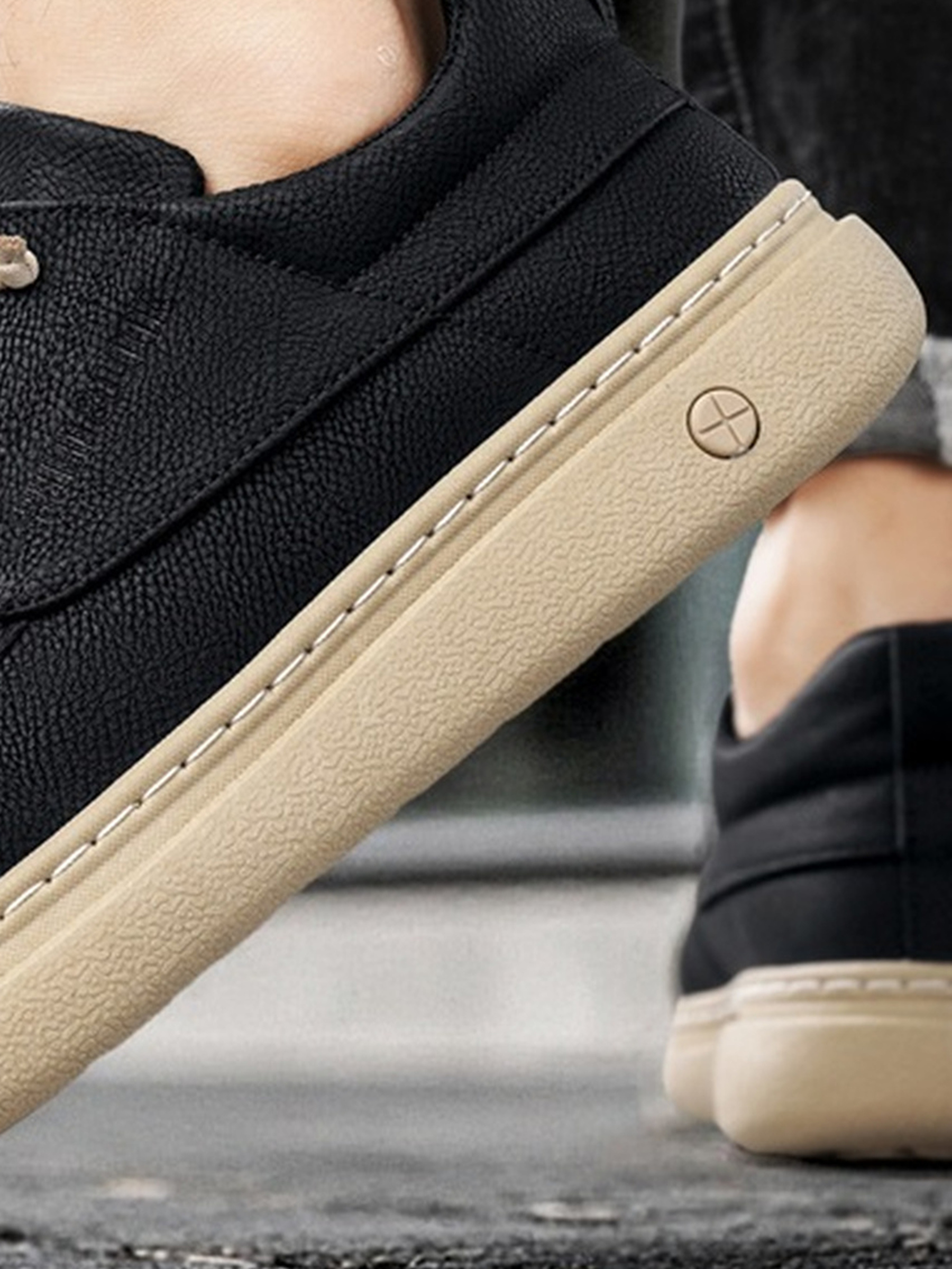 Men PU Slip-On Casual Loafers