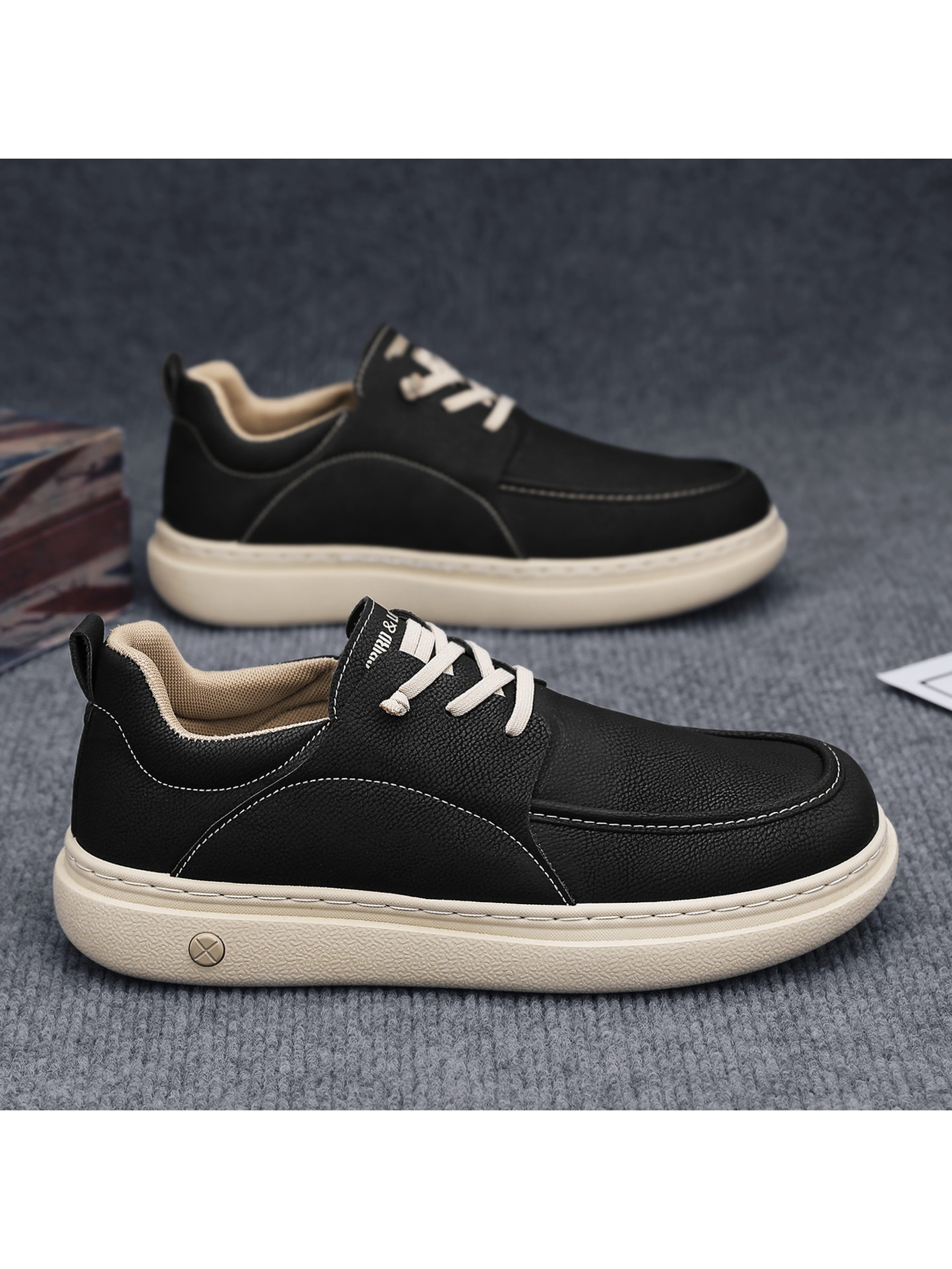 Men PU Slip-On Casual Loafers