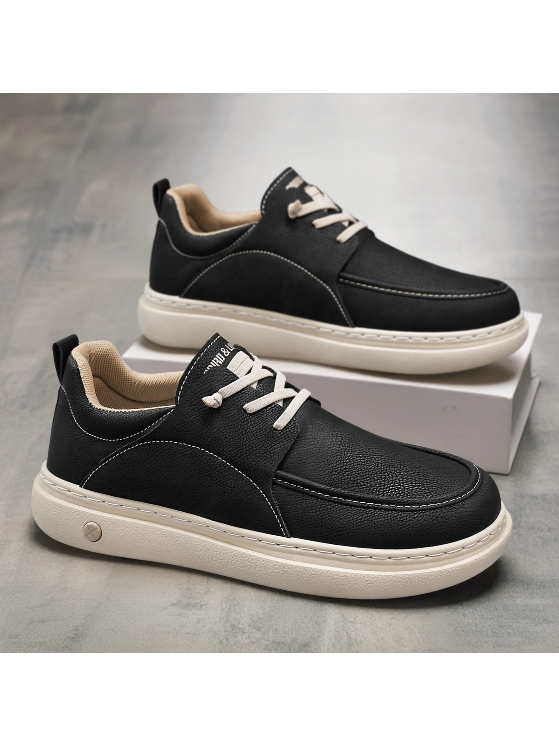 Men PU Slip-On Casual Loafers