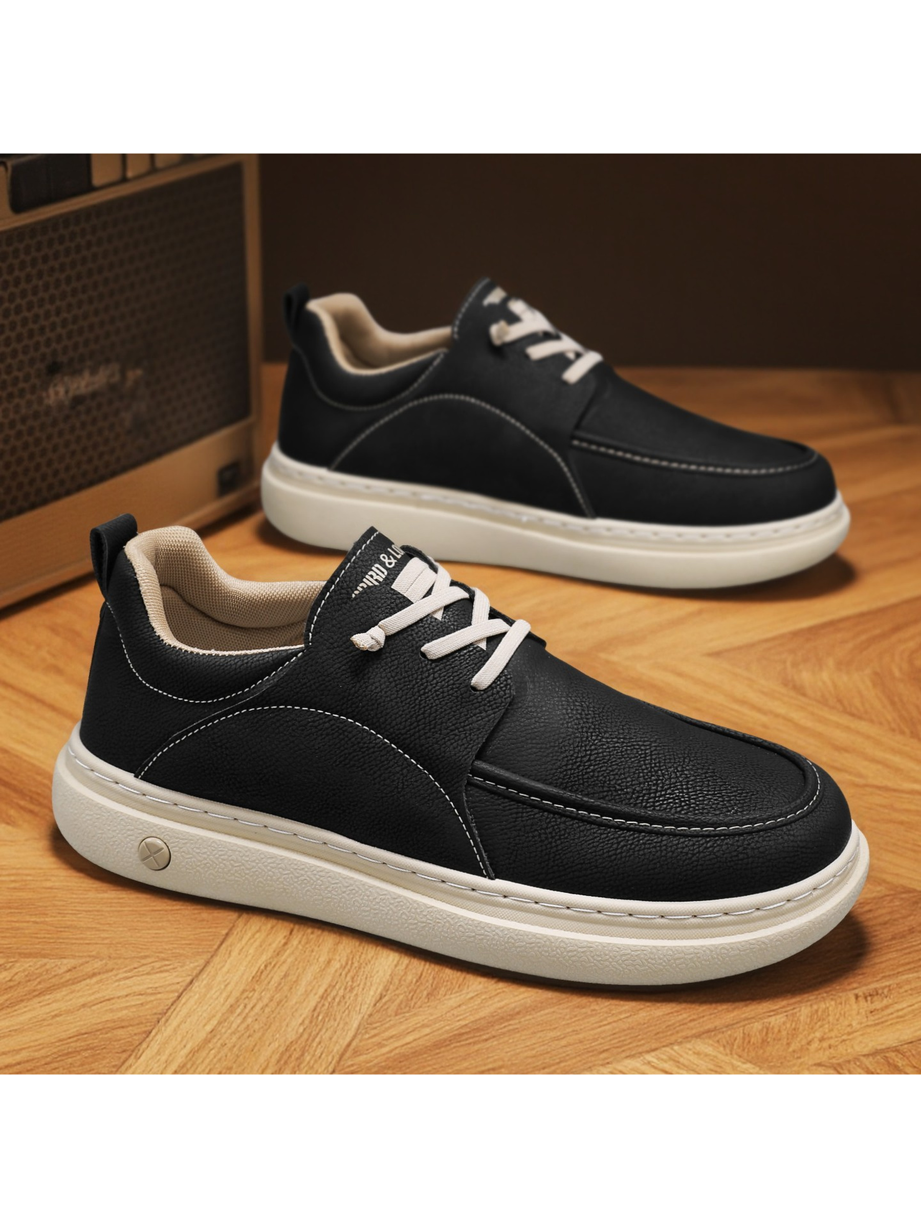 Men PU Slip-On Casual Loafers