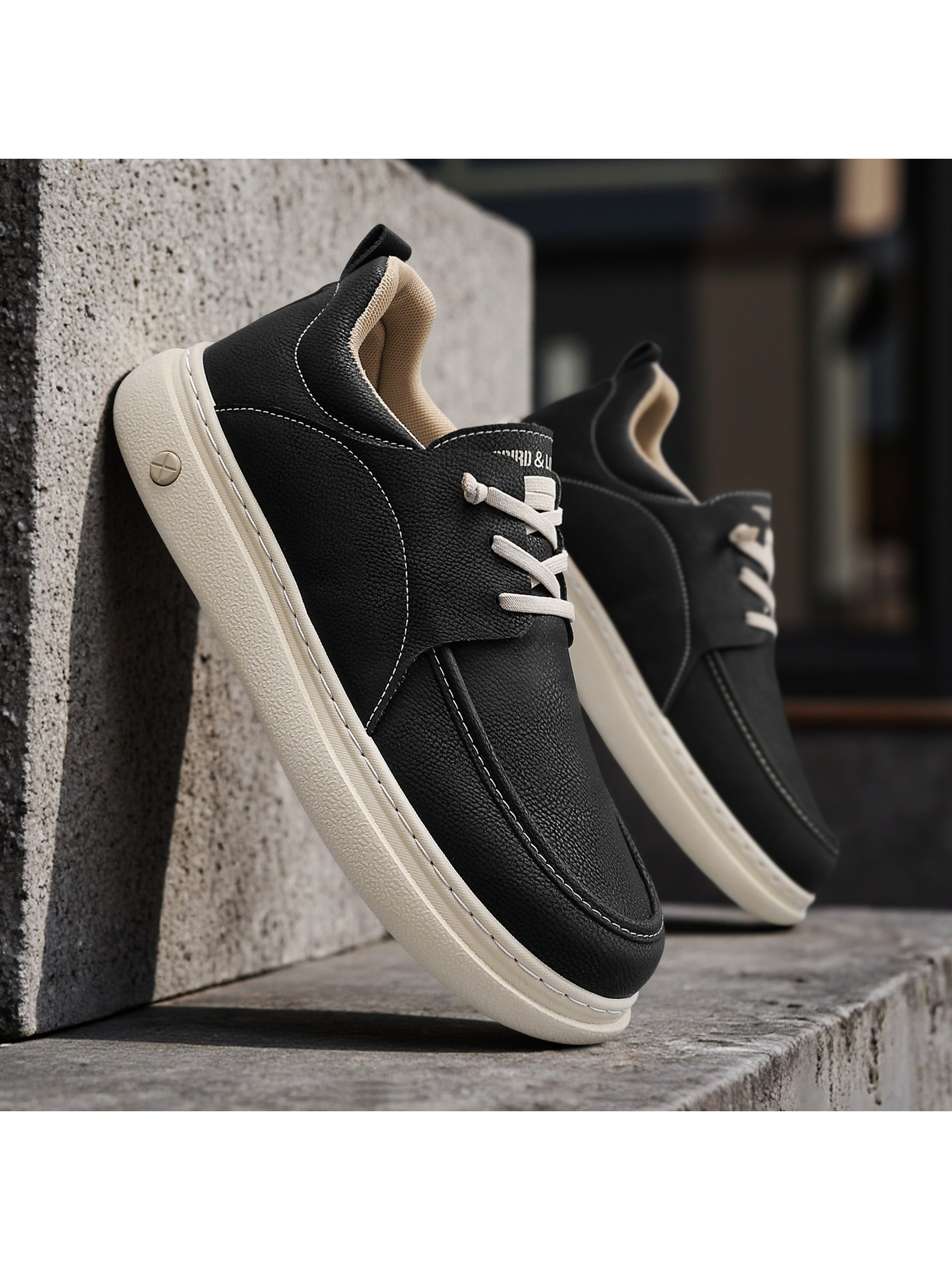 Men PU Slip-On Casual Loafers
