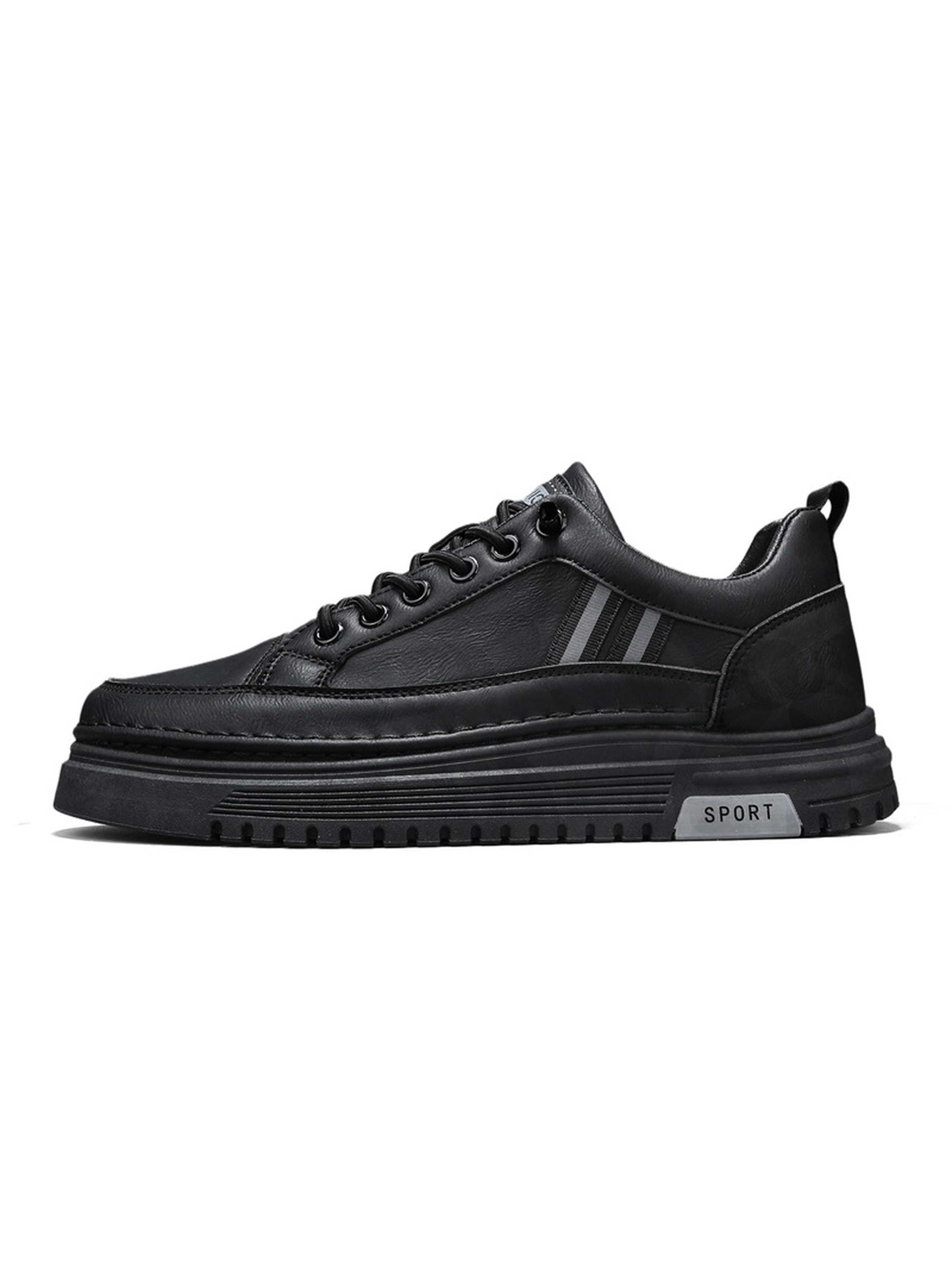 Men PU Platform Casual Sneakers