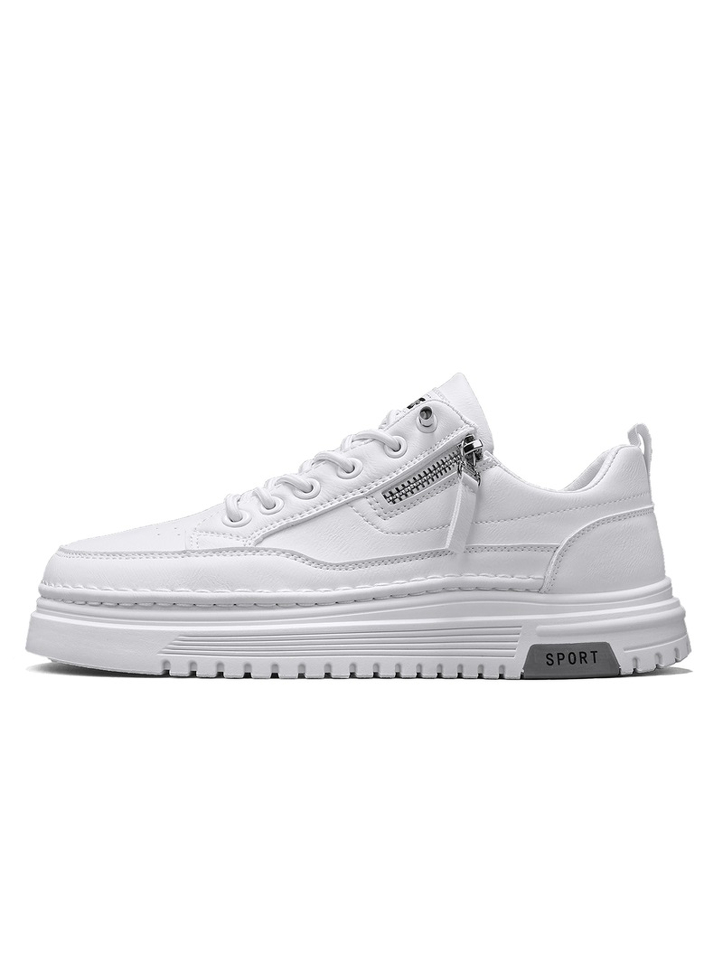 Men PU Platform Casual Sneakers