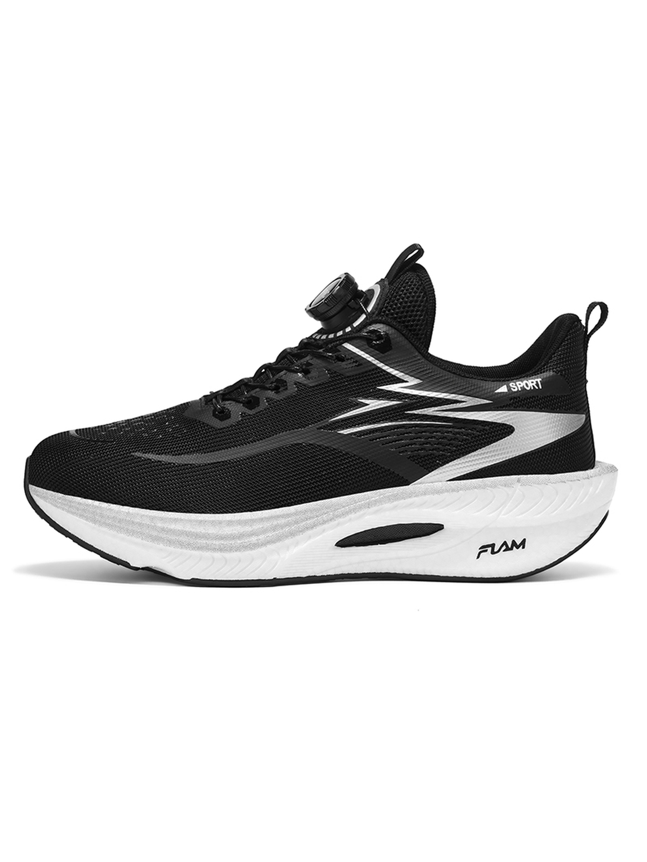 Men Breathable Carbon-Plate Running Shoes
