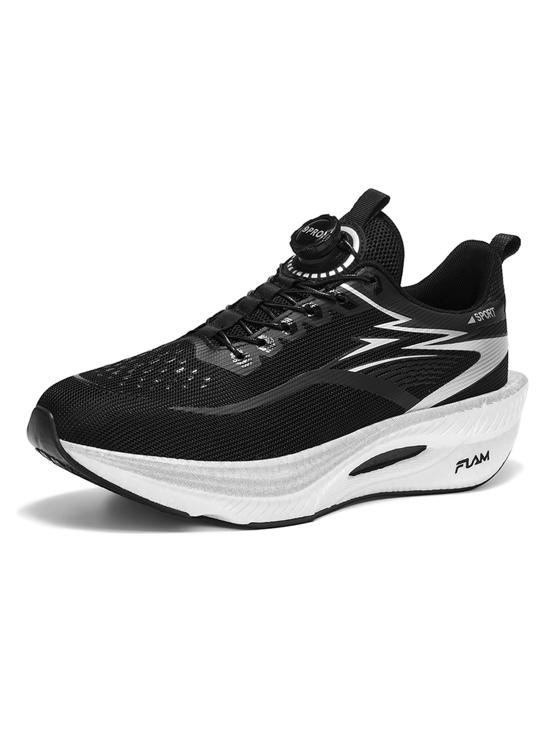 Men Breathable Carbon-Plate Running Shoes