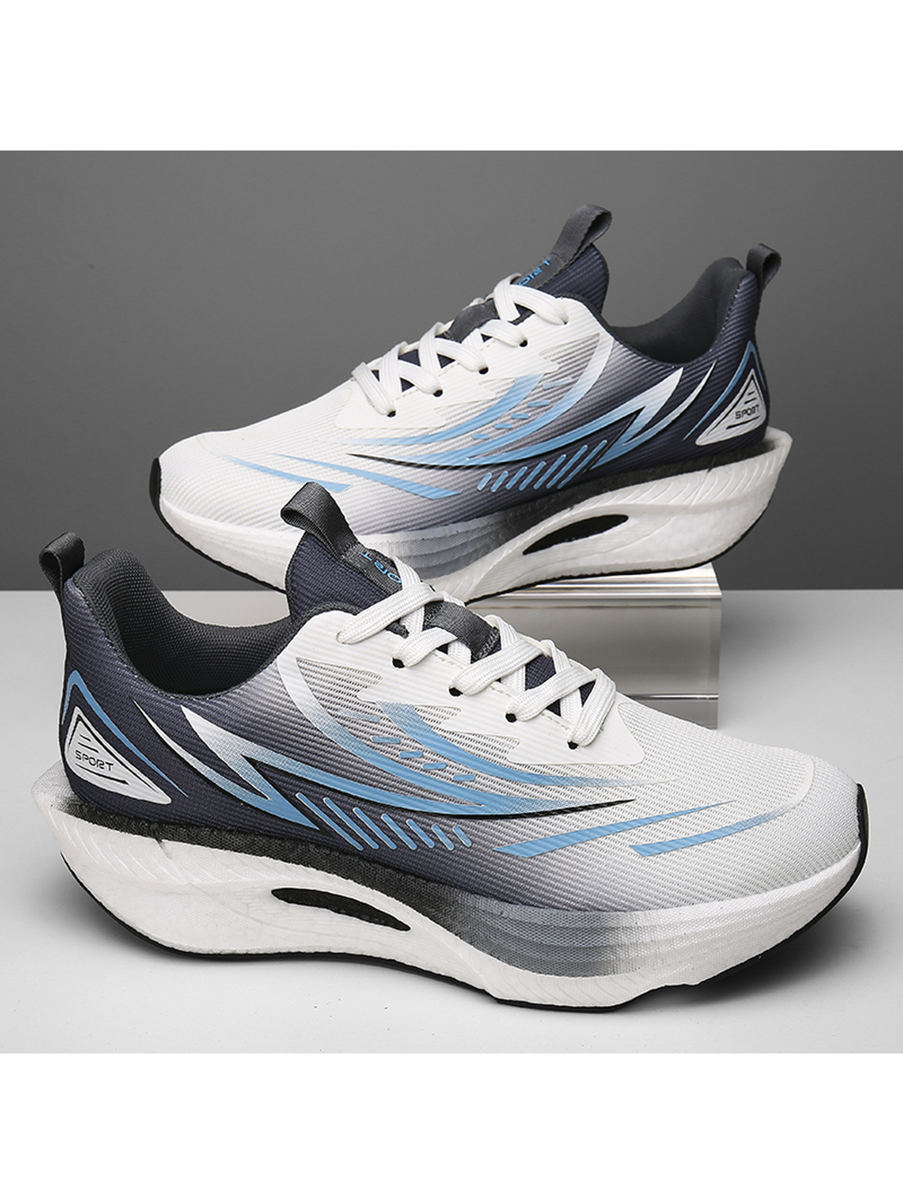 Men Lightweight Carbon-Plate Running Shoes