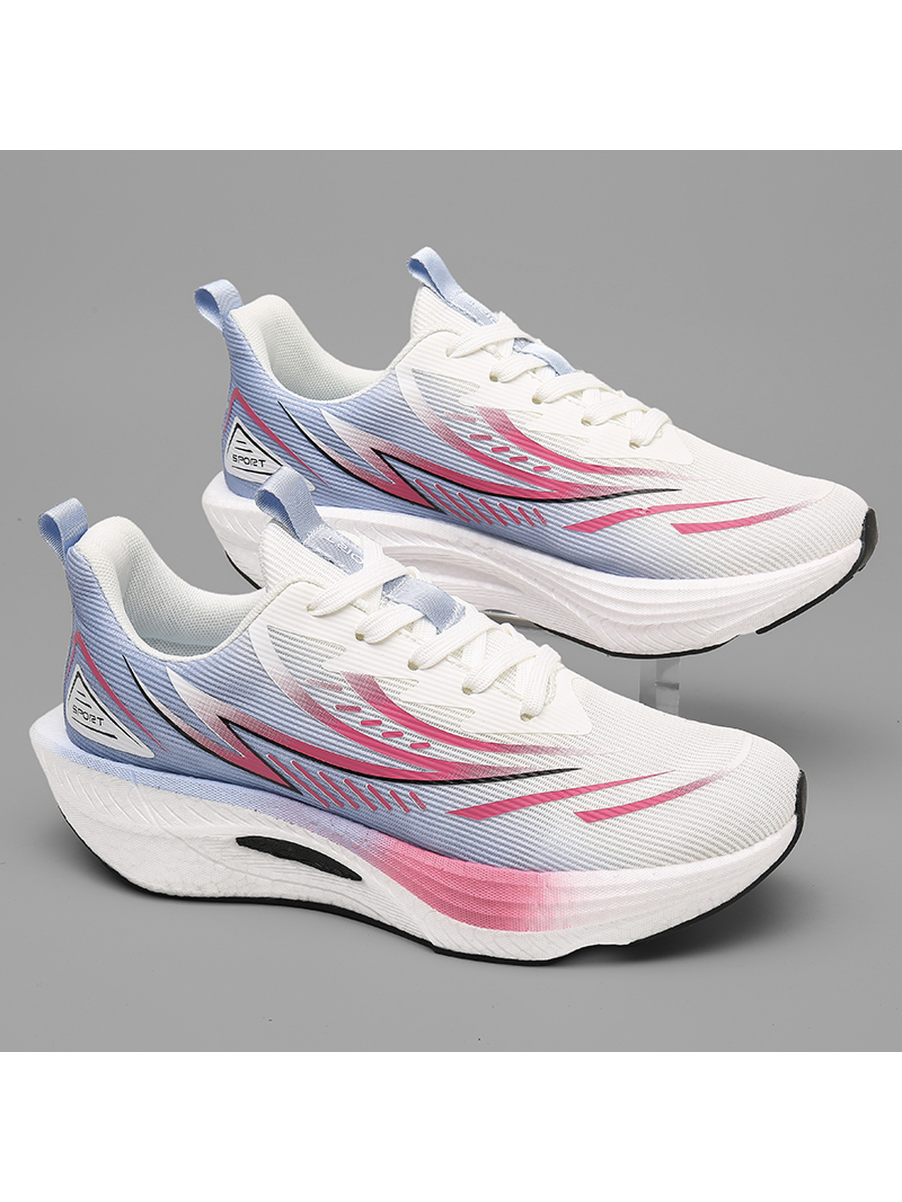 Men Lightweight Carbon-Plate Running Shoes