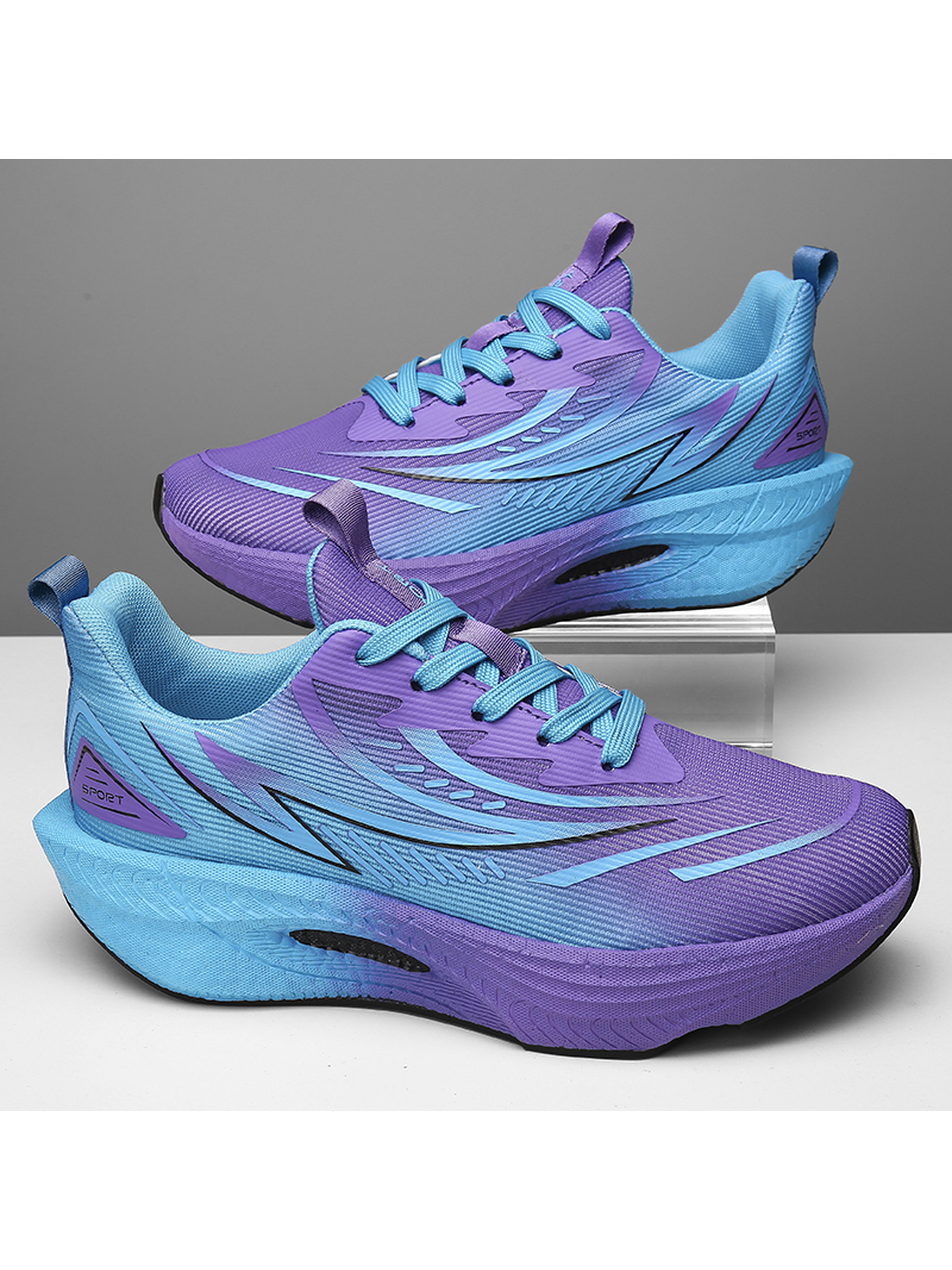 Men Lightweight Carbon-Plate Running Shoes