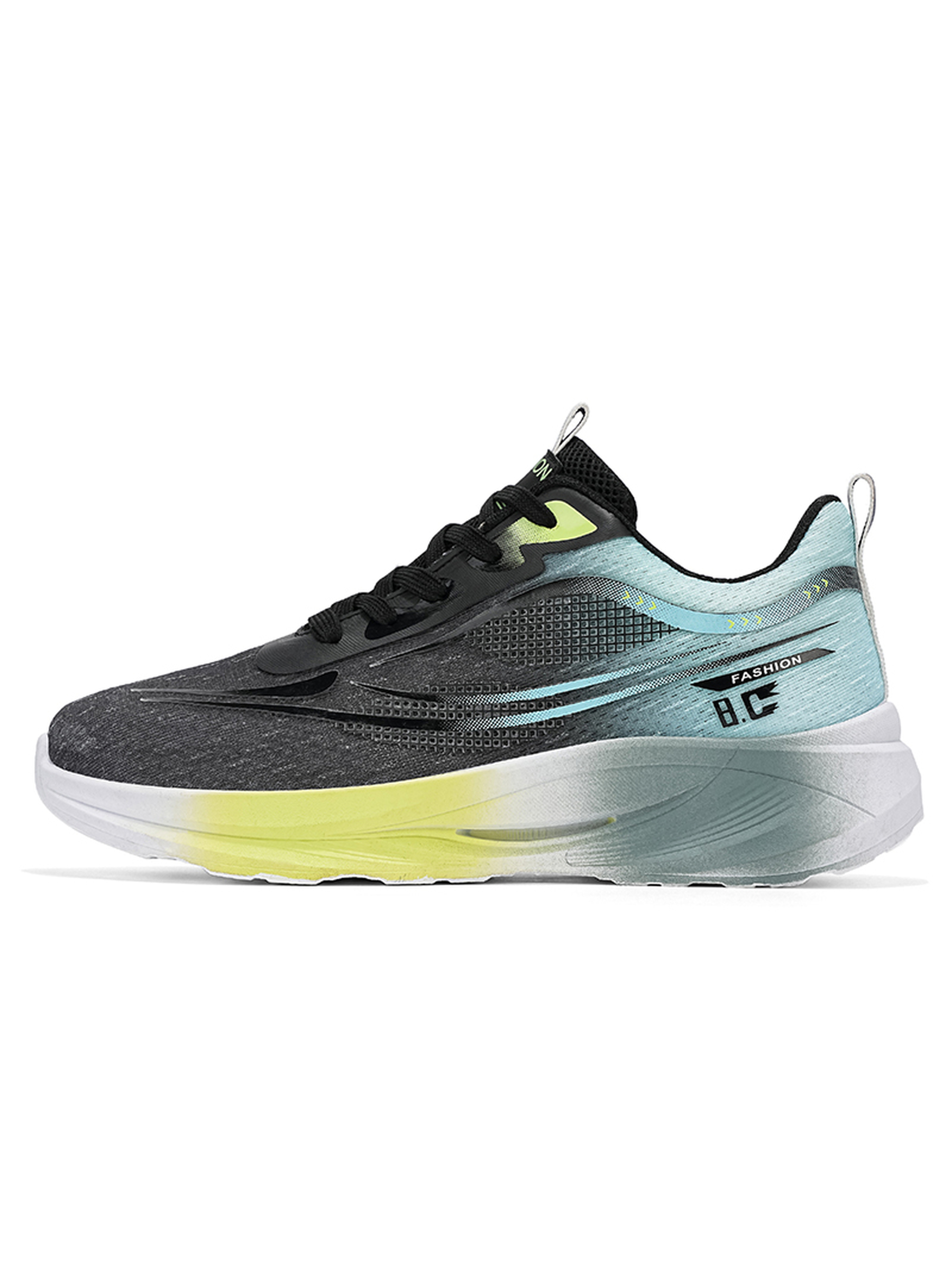 Men Breathable Lace-Up Sports Sneakers