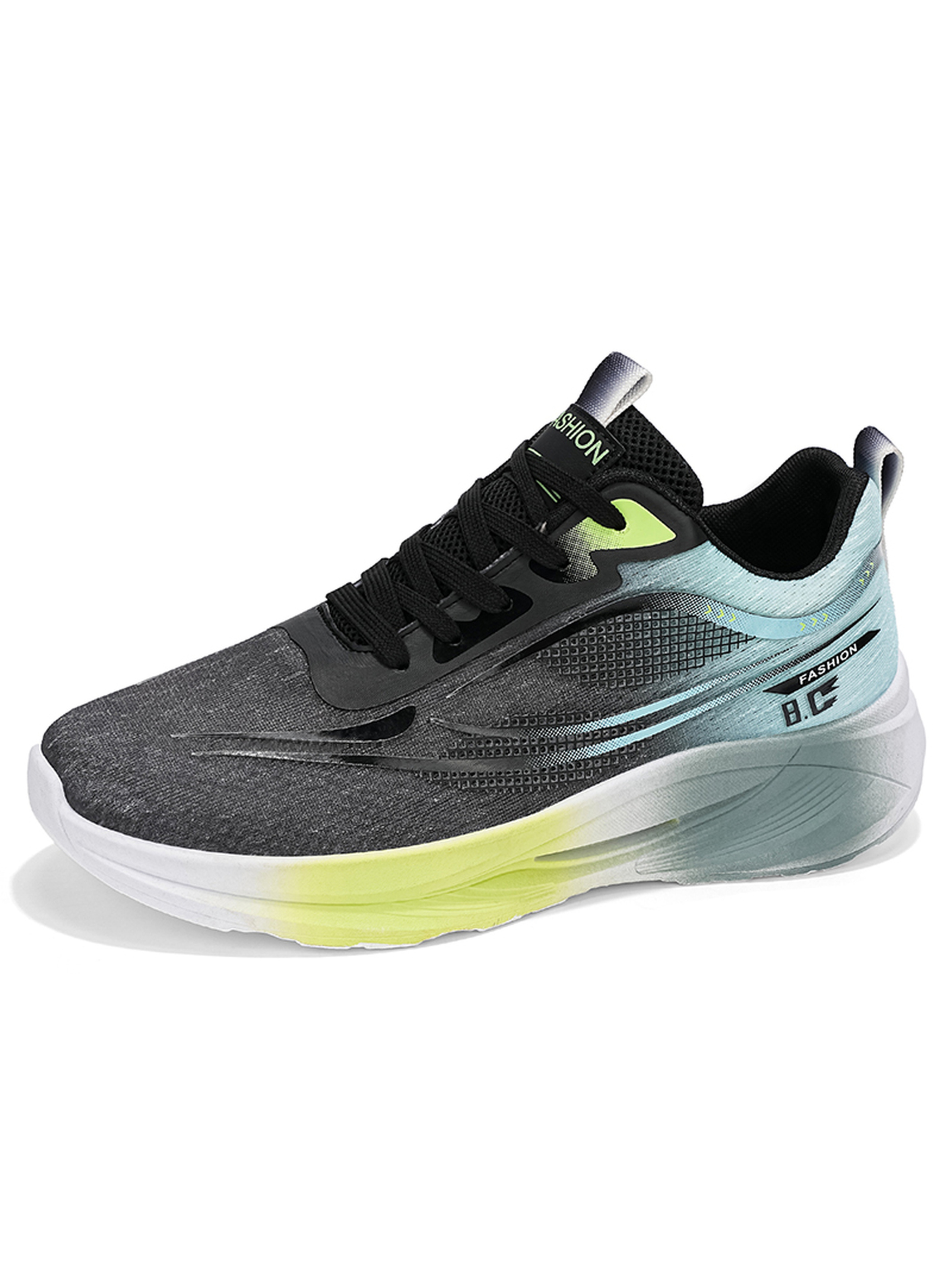 Men Breathable Lace-Up Sports Sneakers