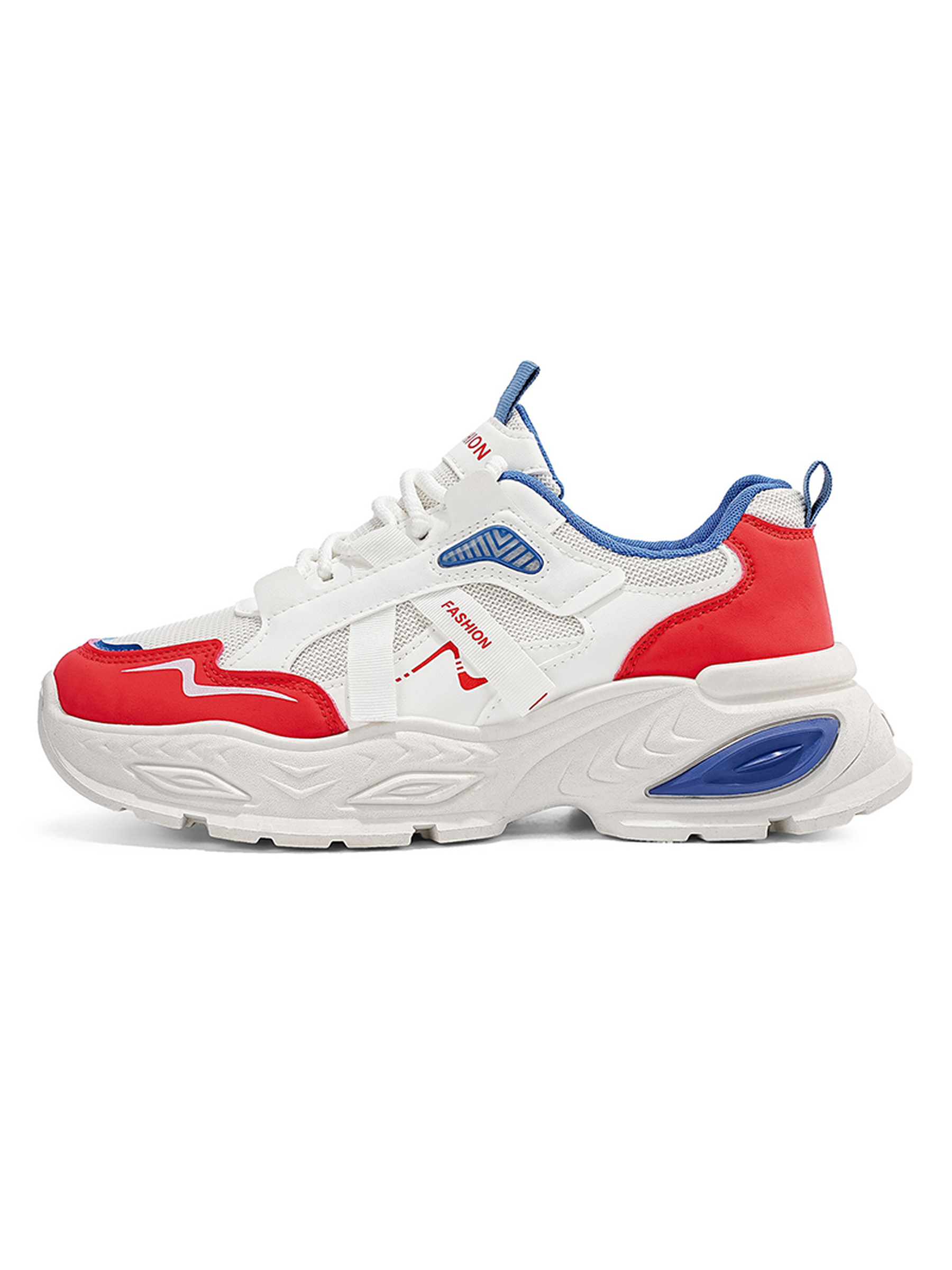 Men Breathable Lace-Up Sports Sneakers
