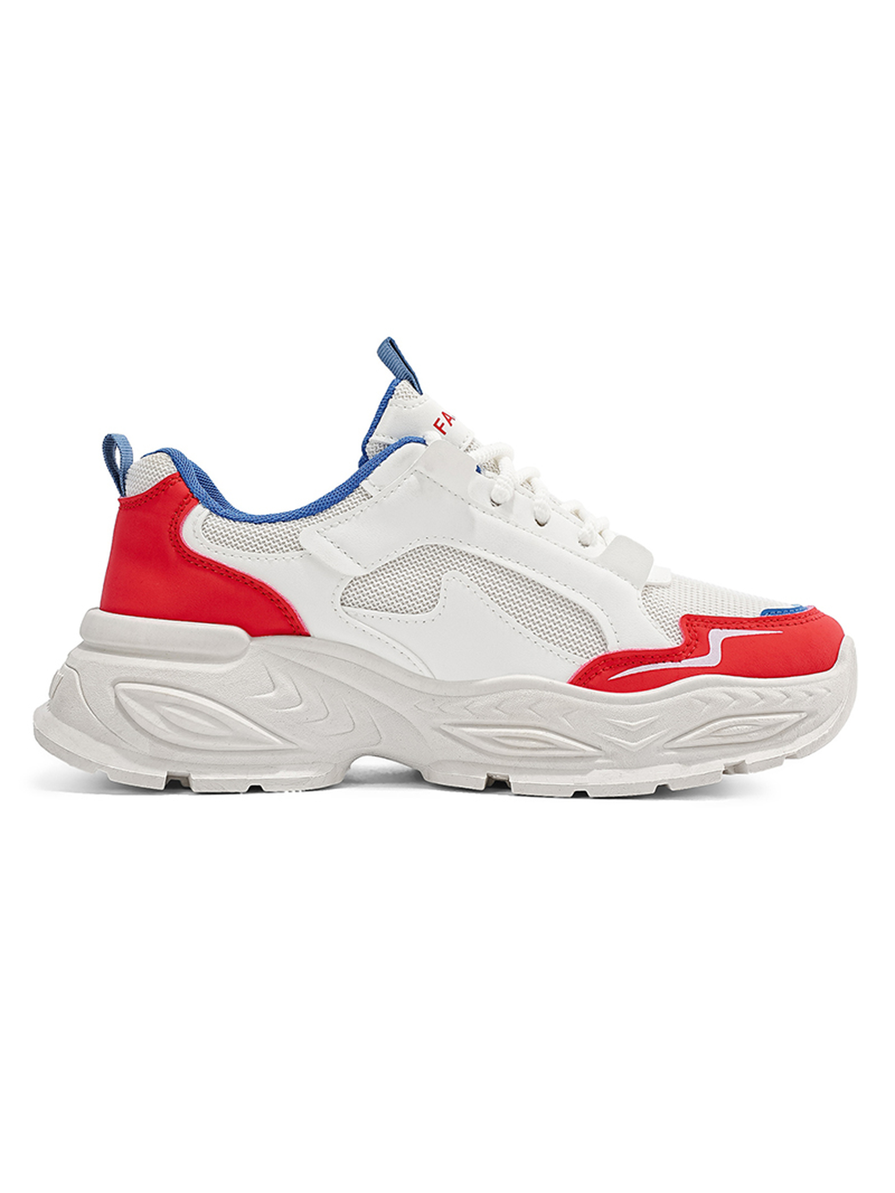 Men Breathable Lace-Up Sports Sneakers