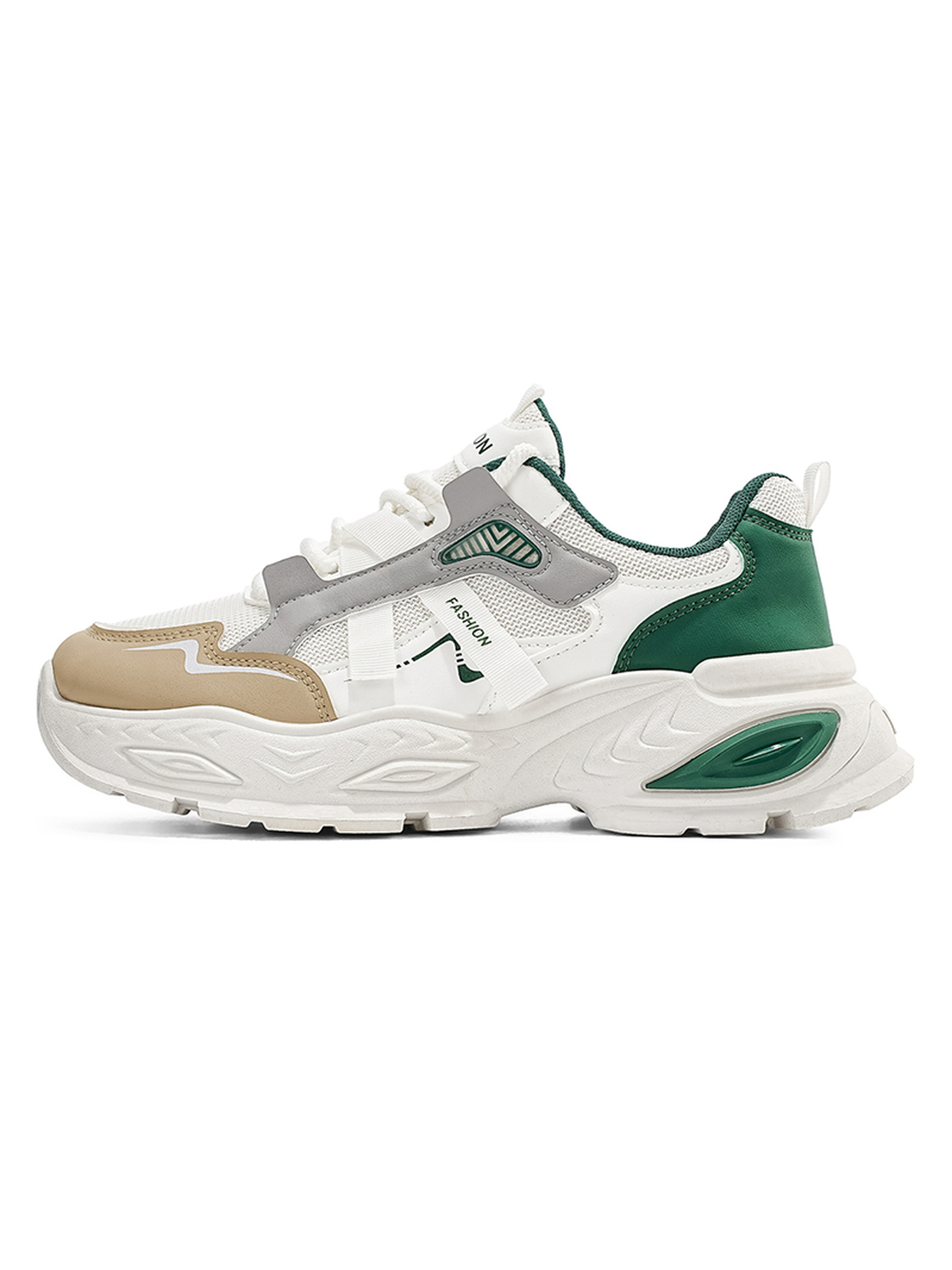 Men Breathable Lace-Up Sports Sneakers