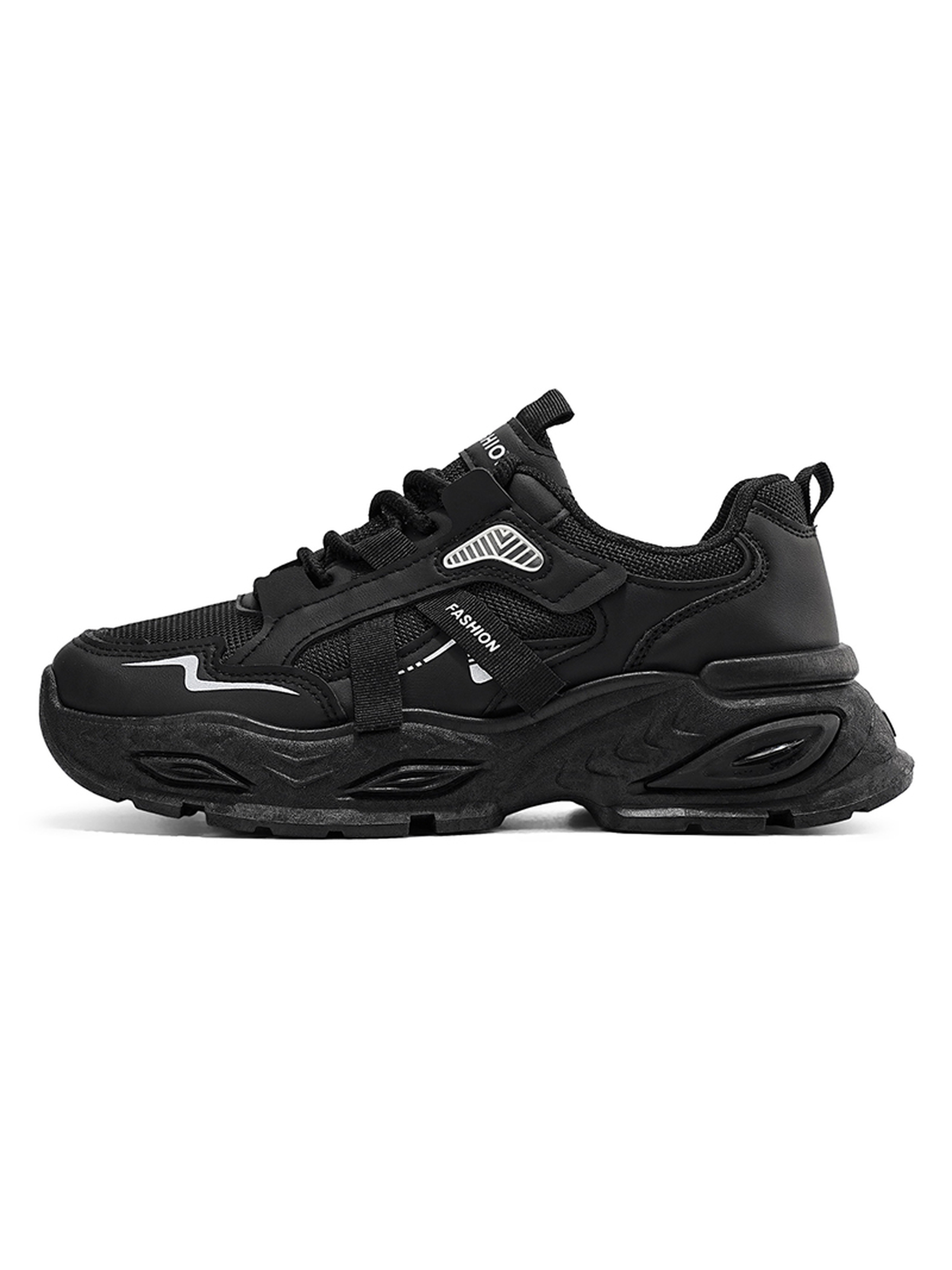 Men Breathable Lace-Up Sports Sneakers