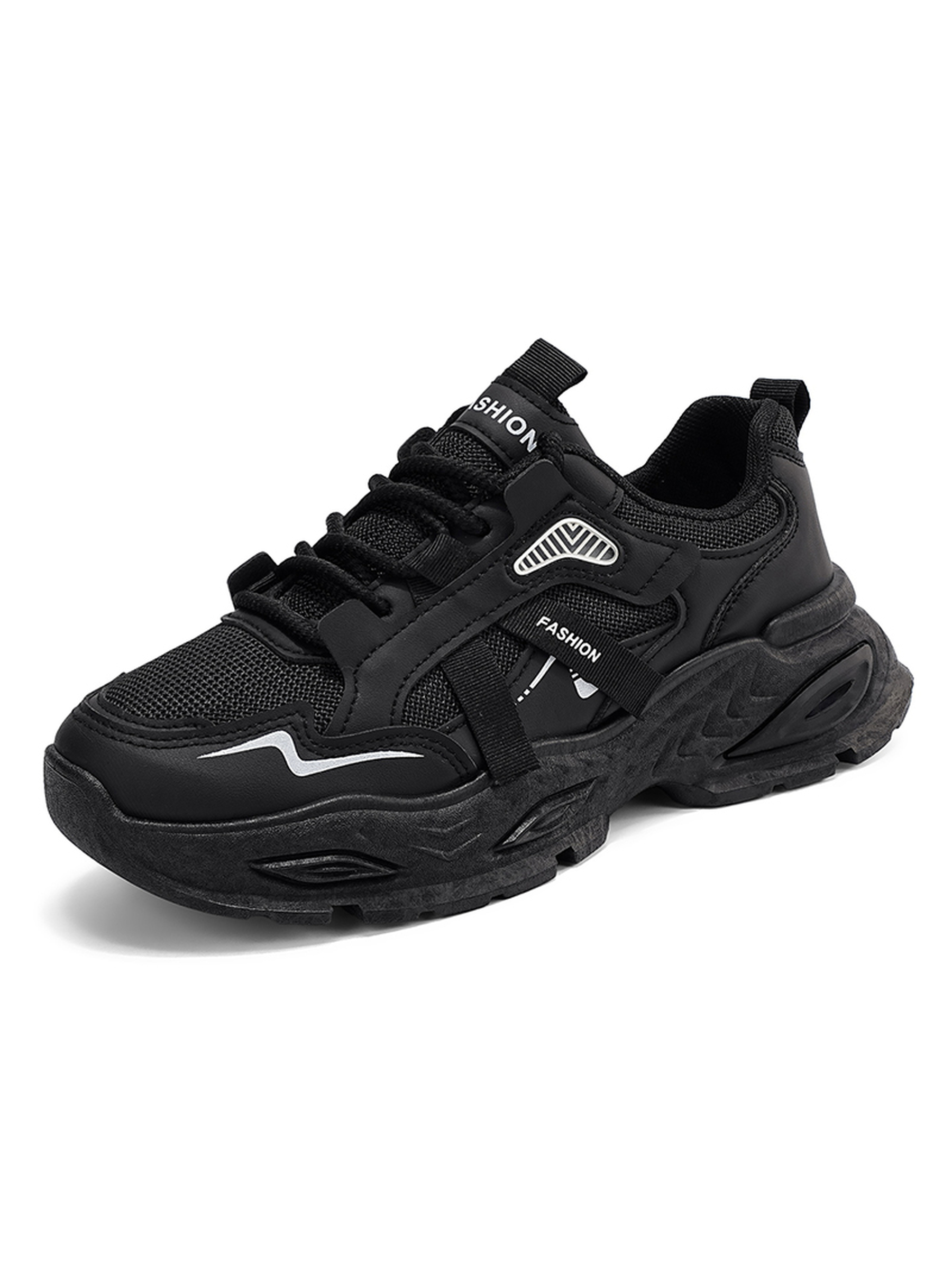 Men Breathable Lace-Up Sports Sneakers