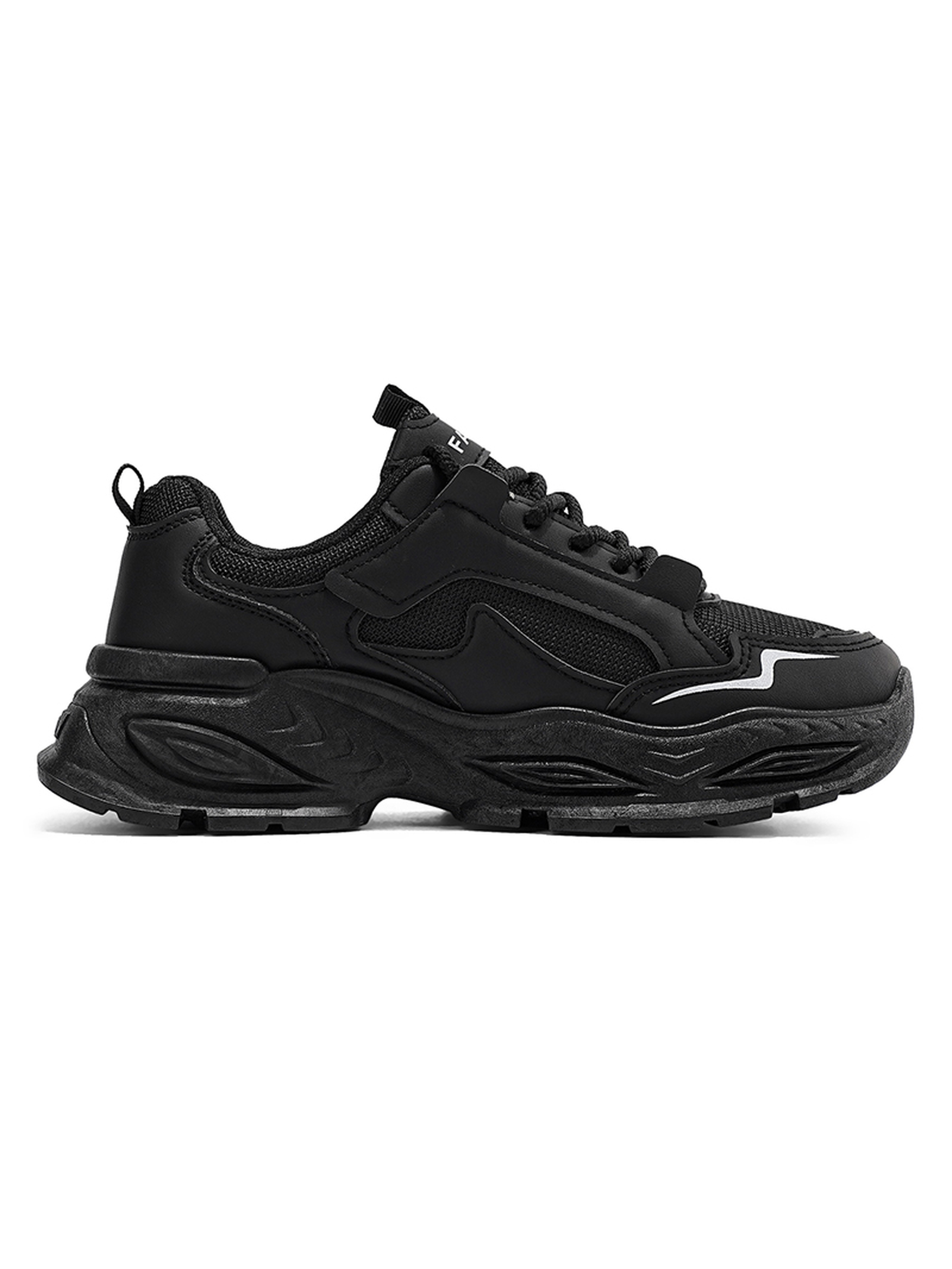 Men Breathable Lace-Up Sports Sneakers