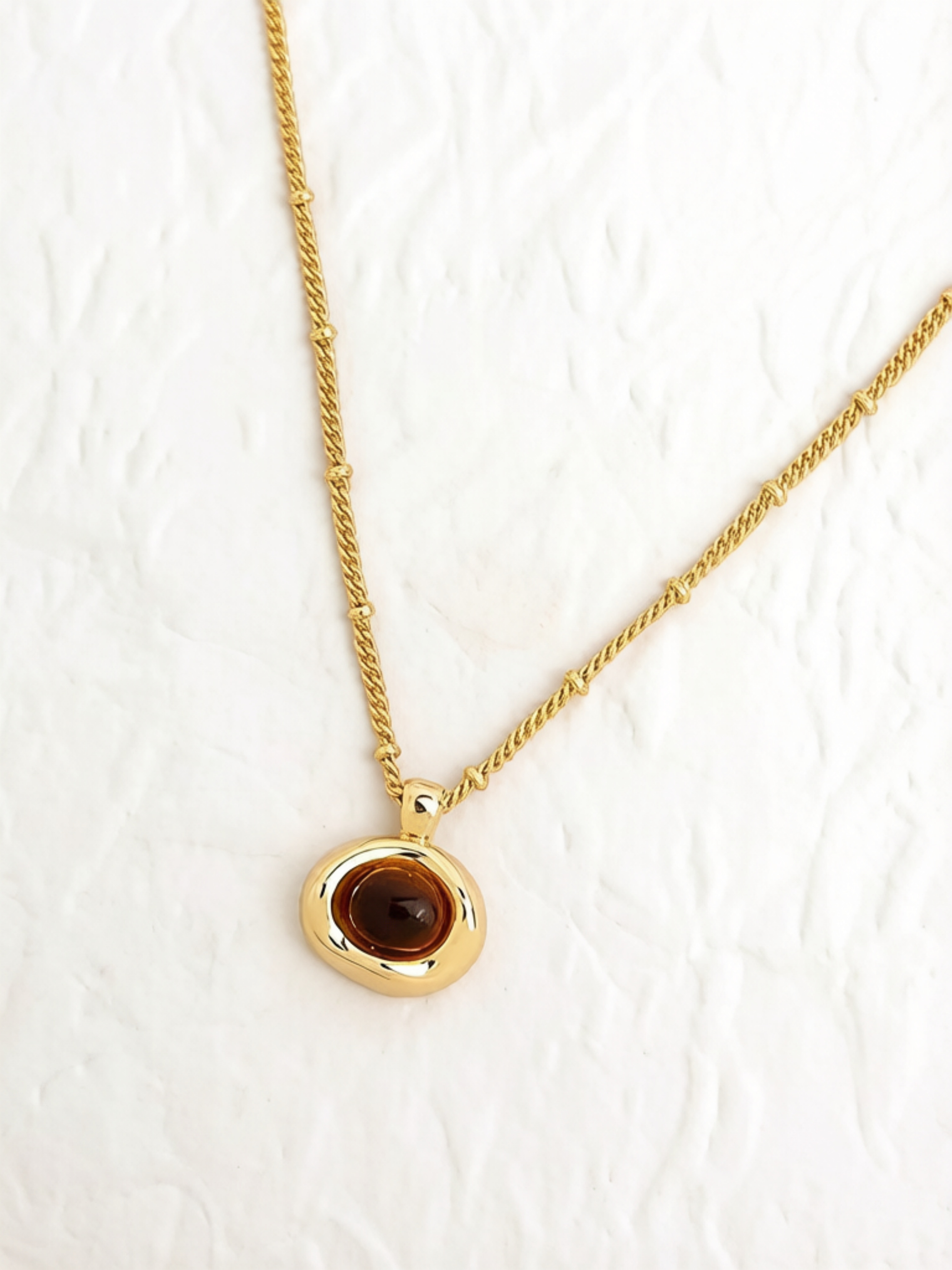 Gold Plated Pendant Necklace
