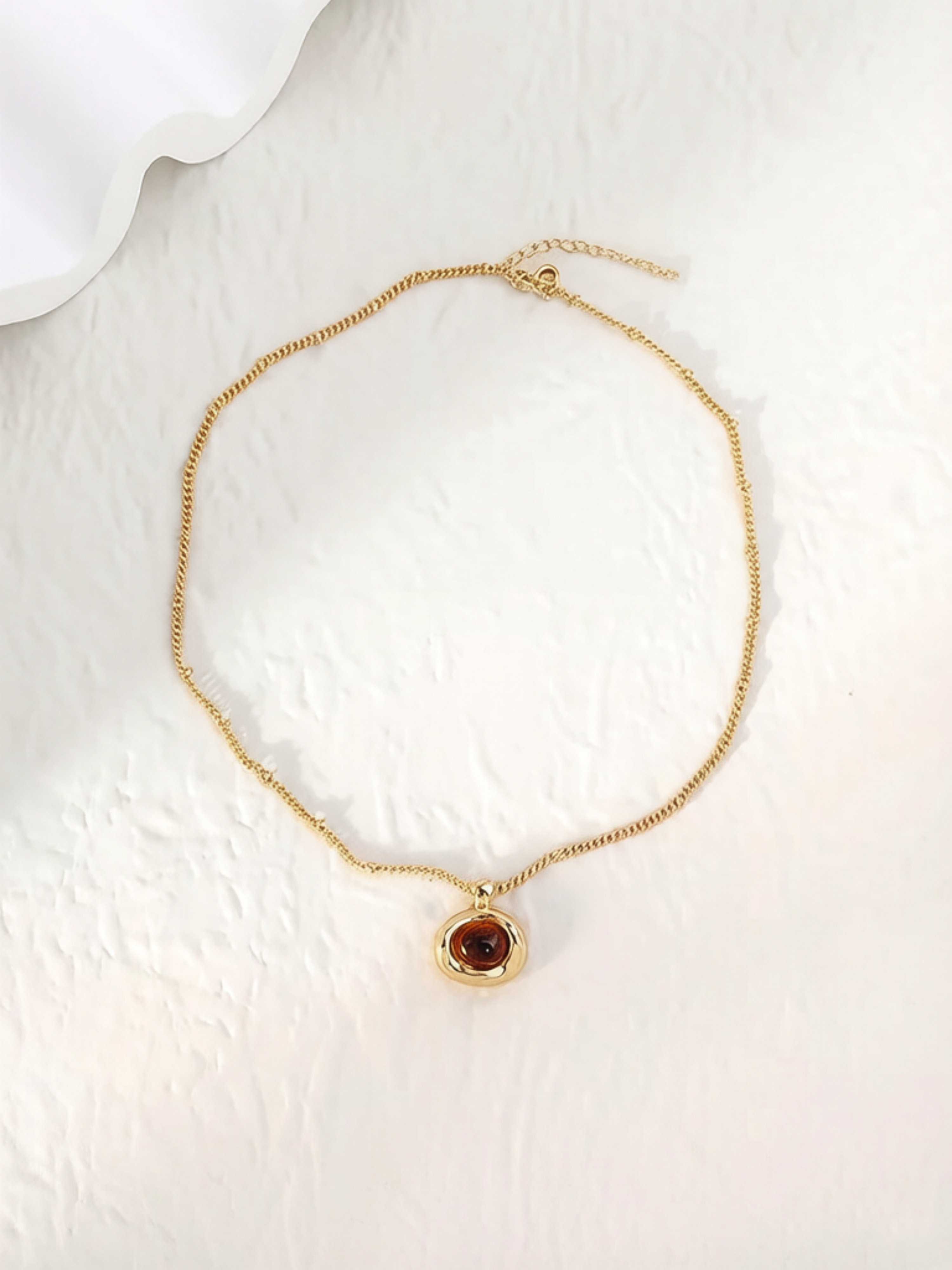 Gold Plated Pendant Necklace