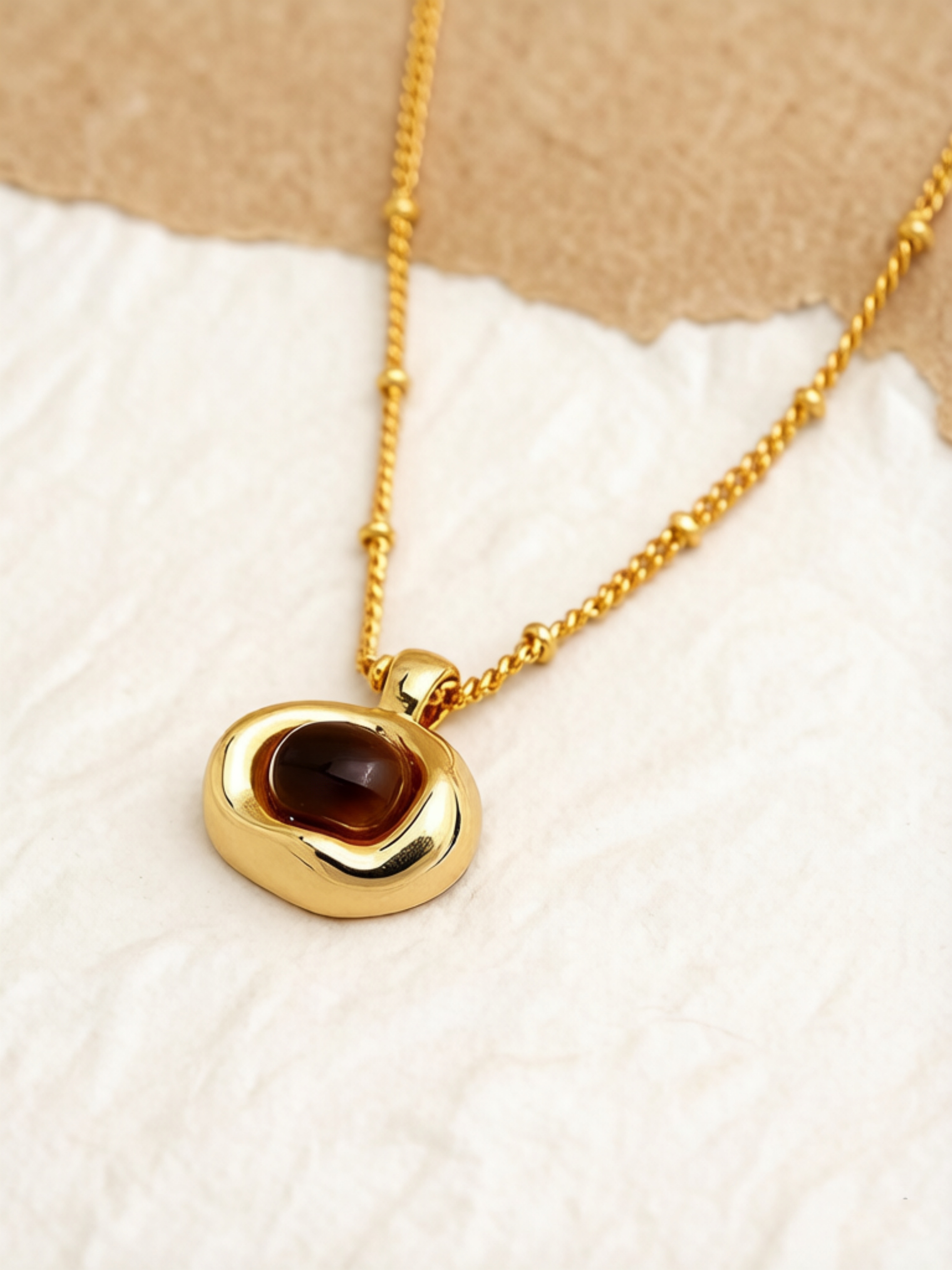 Gold Plated Pendant Necklace
