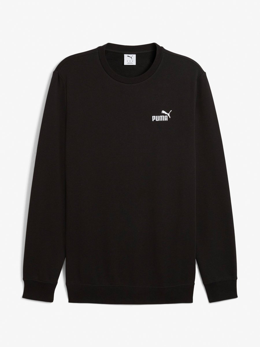 Black Essentials Small No. 1 Logo Crew Neck Sweatshirt