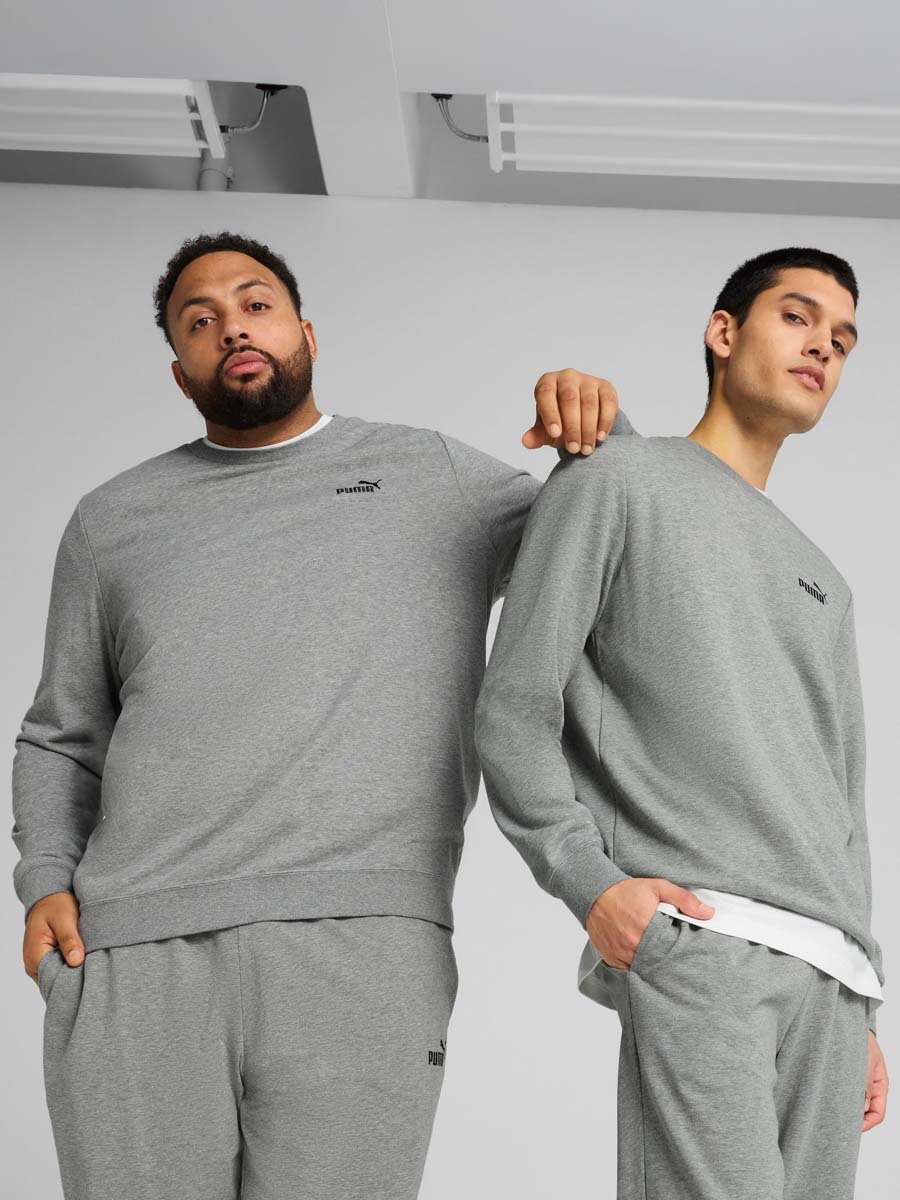 Grey Essentials Small No. 1 Logo Crew Neck Sweatshirt