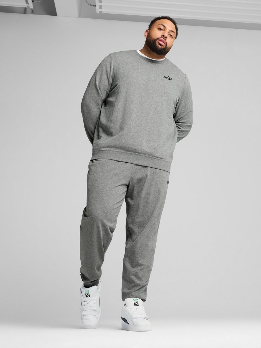 Grey Essentials Small No. 1 Logo Crew Neck Sweatshirt