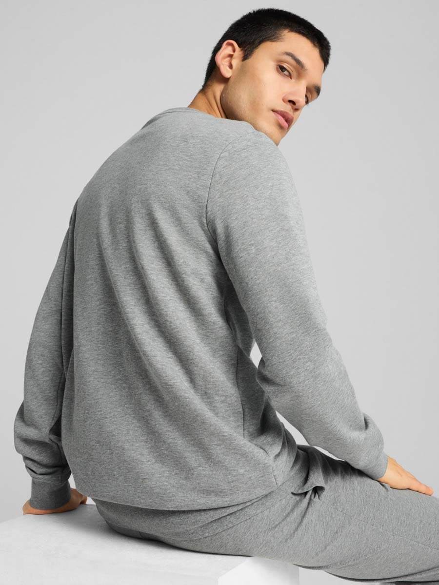Grey Essentials Small No. 1 Logo Crew Neck Sweatshirt