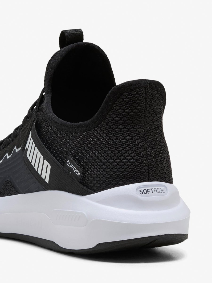 Black Softride Enzo 5 Slip Tech Running Shoes