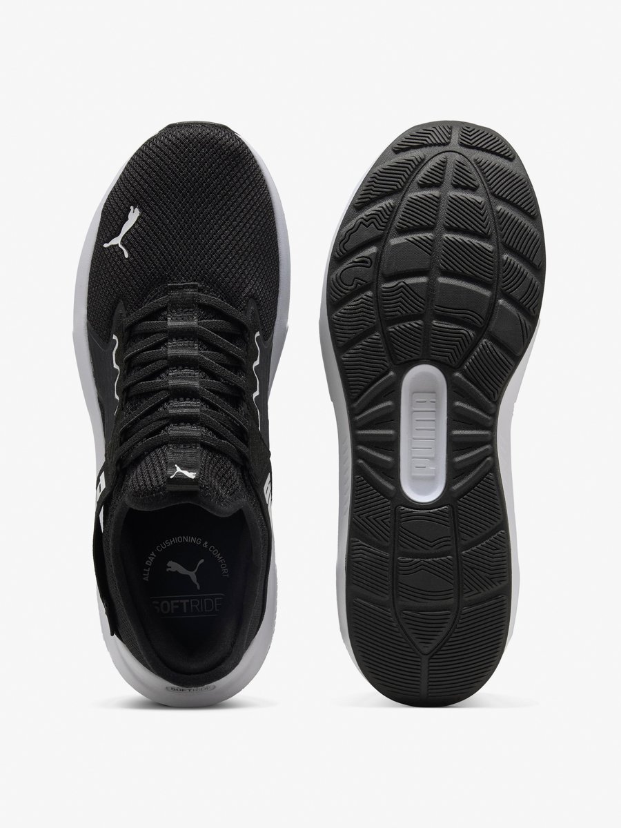 Black Softride Enzo 5 Slip Tech Running Shoes