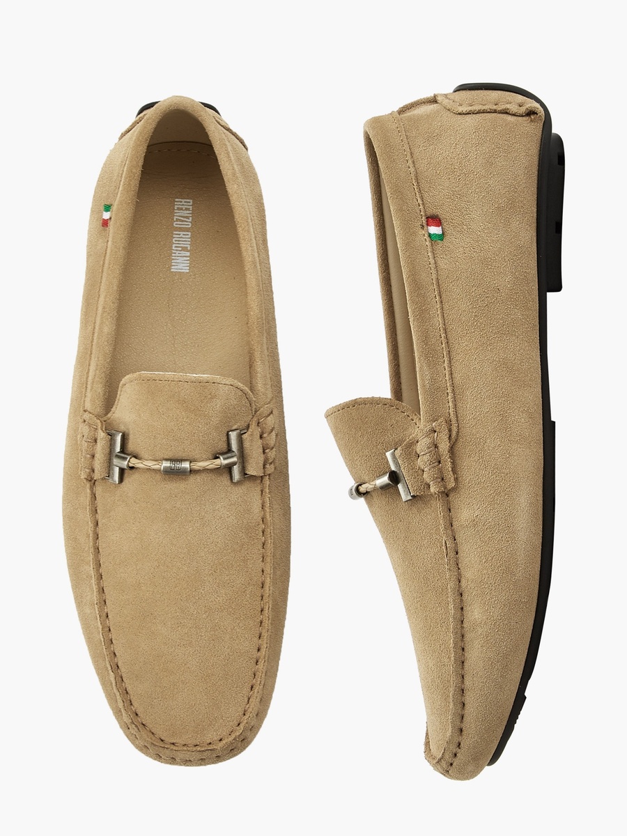 Men Slip-On Leather Loafers