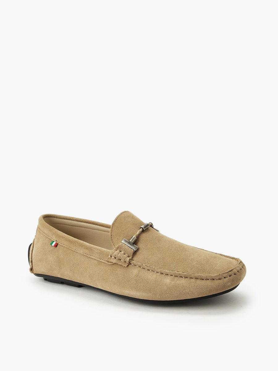 Men Slip-On Leather Loafers