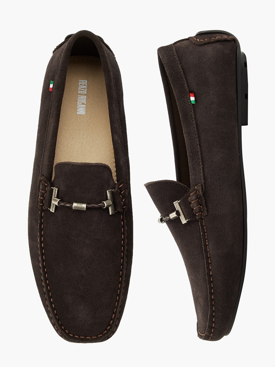 Men Slip-On Leather Loafers