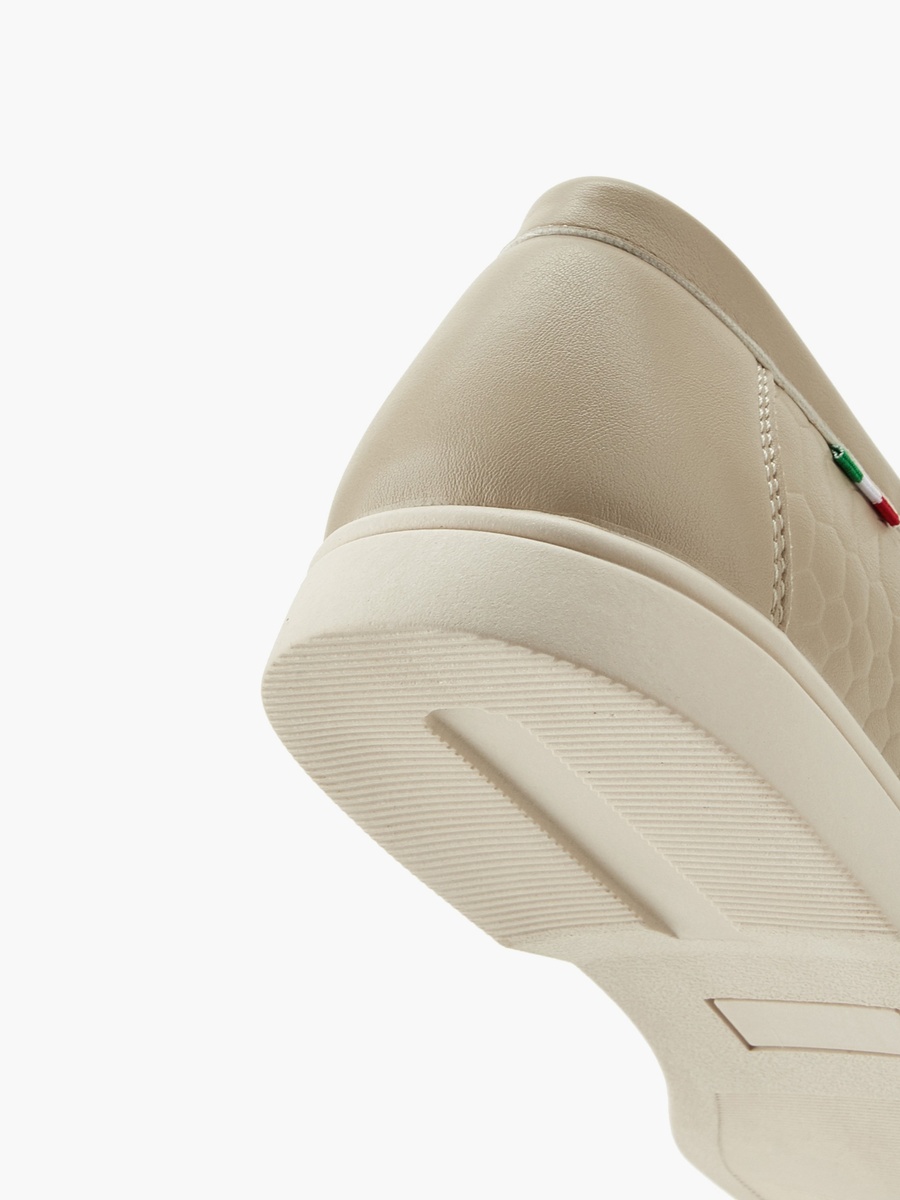 Men Textured Slip-on Loafers