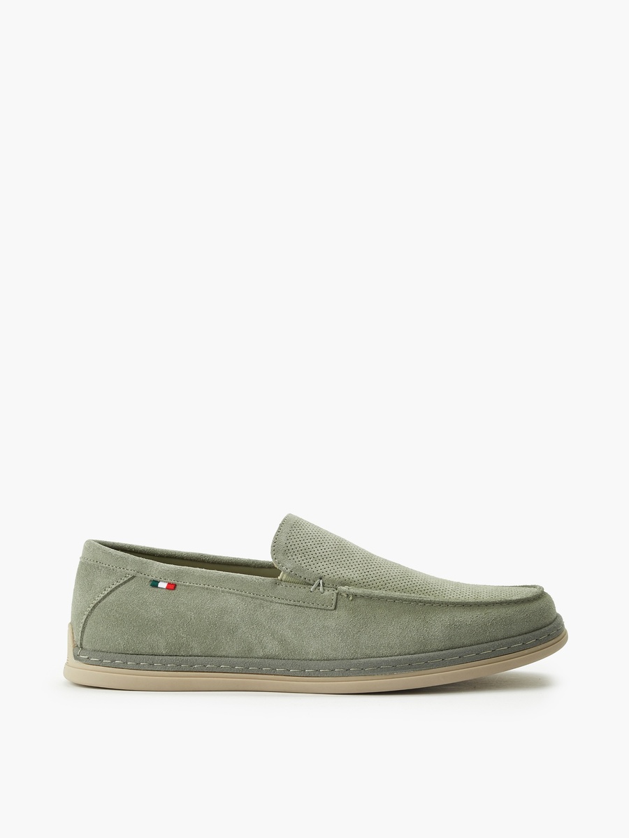 Men Textured Slip-On Loafers