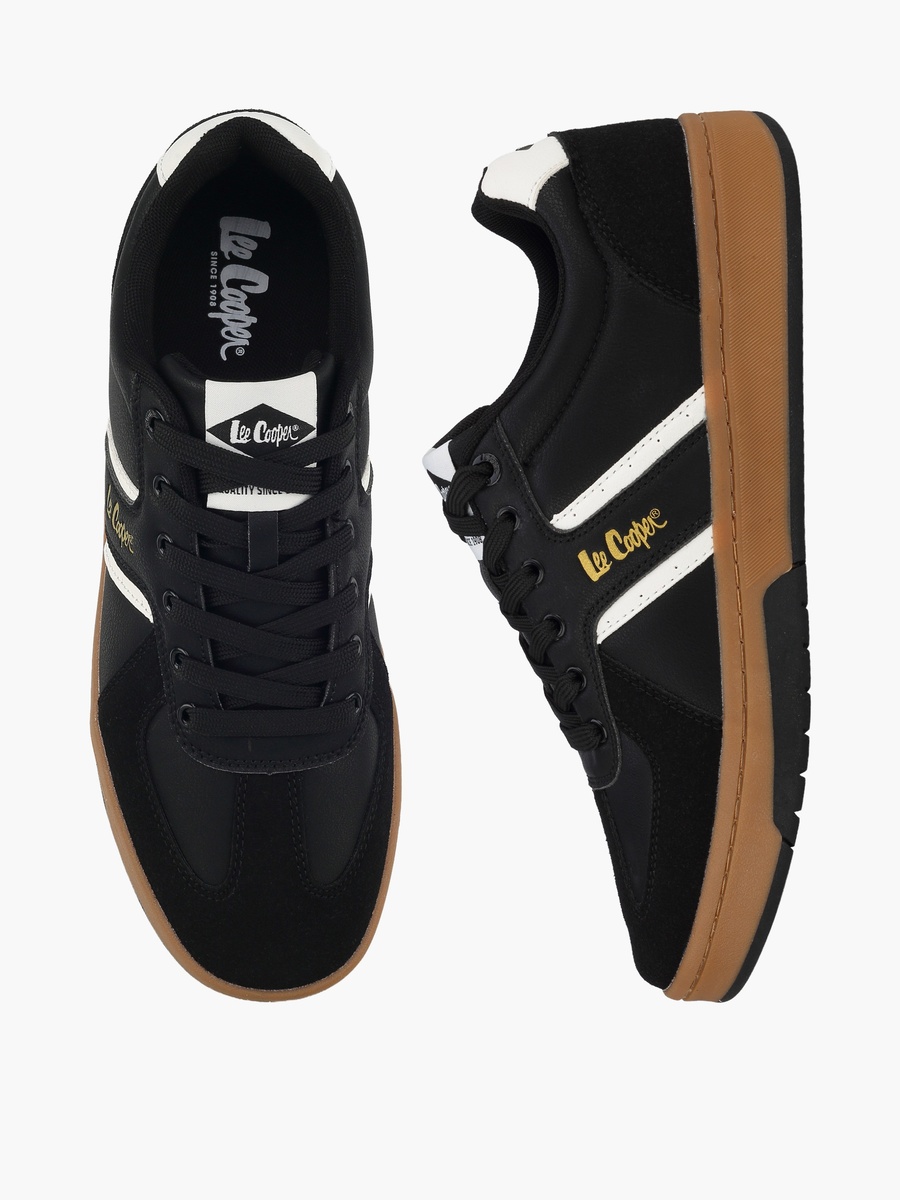Men Logo Print Lace-Up Sneakers