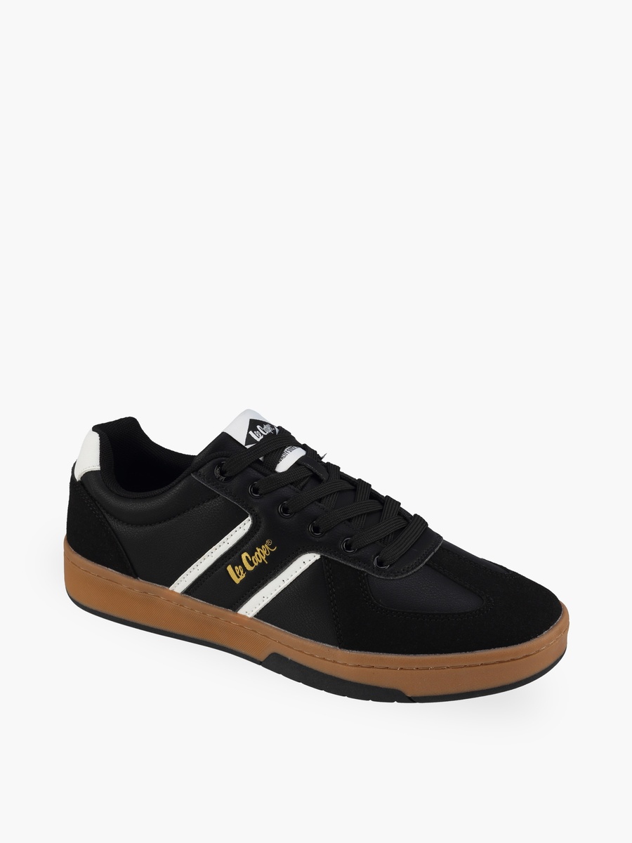 Men Logo Print Lace-Up Sneakers
