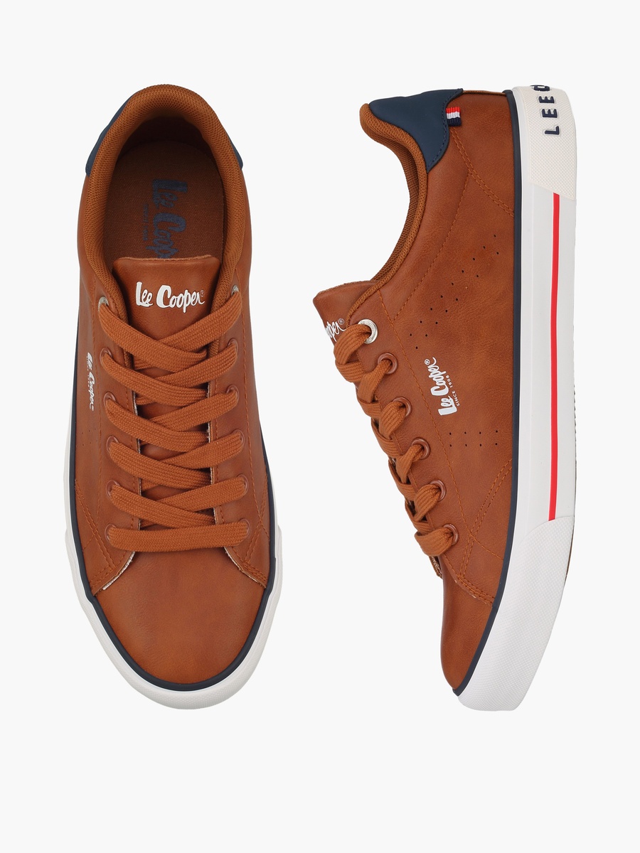 Men Lace-Up Ankle Sneakers