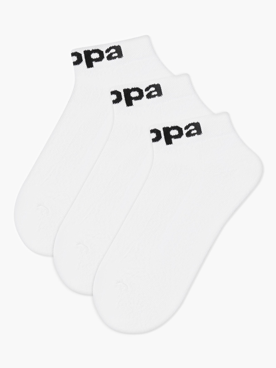 Men Logo Ankle Socks - Set of 3