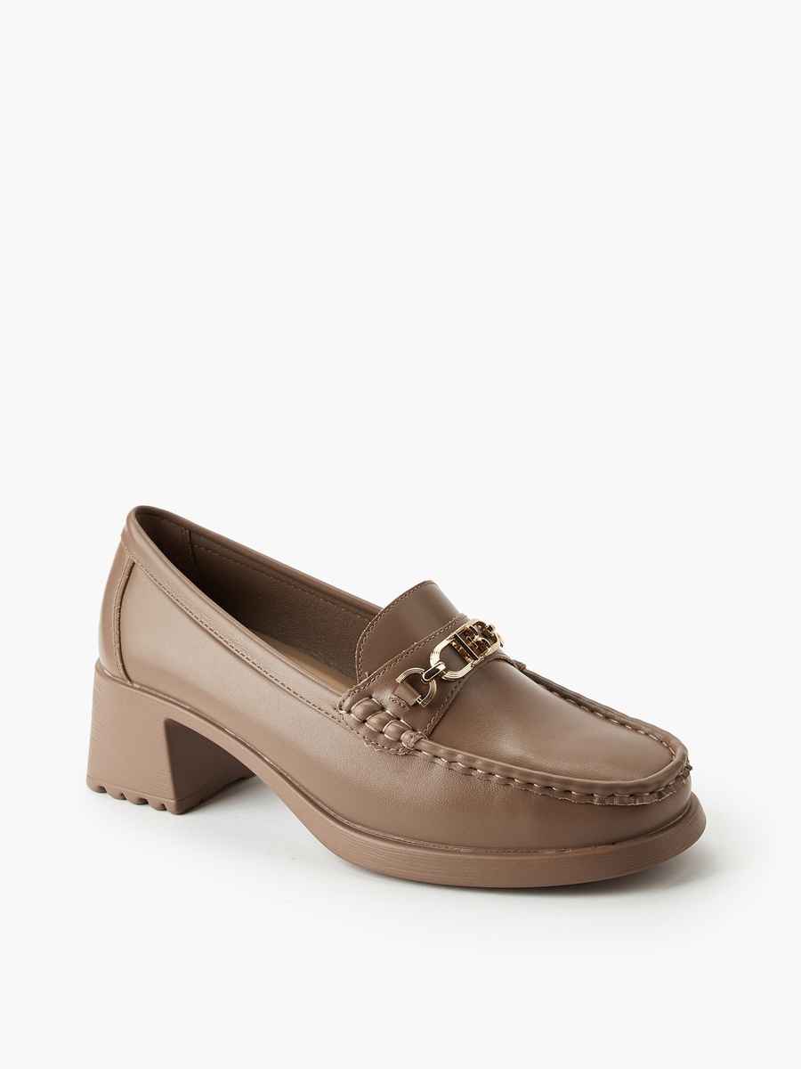 Women Block Heel Loafers